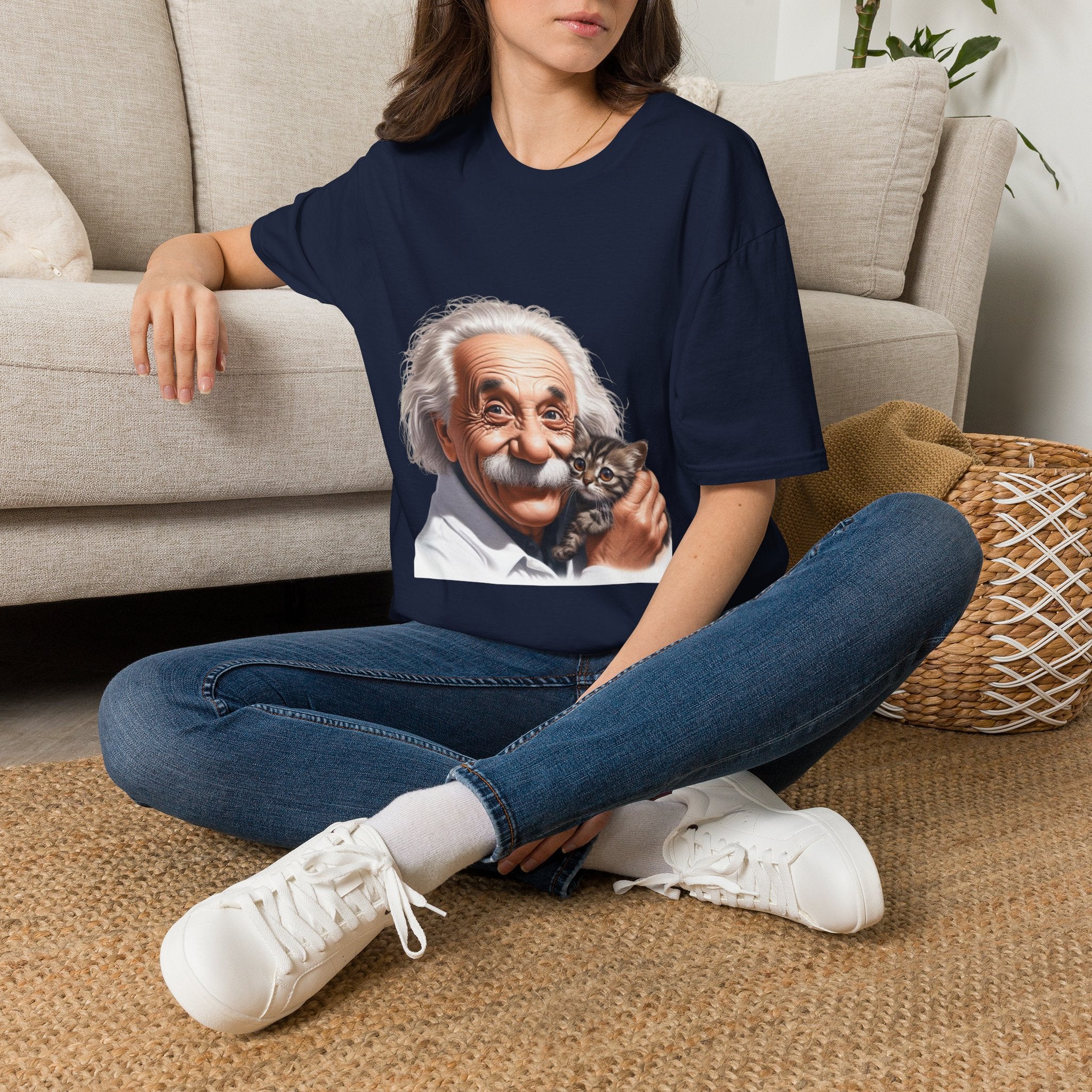 Funny Albert Einstein T-Shirt Unisex Softstyle T-Shirt Cotton Unique Gift German
