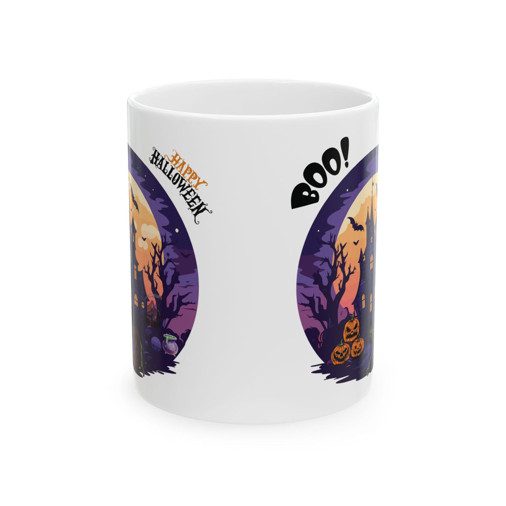Happy Halloween Pumpkin Spooky Coffee Mug Boo Funny Best Gift For Friends 11oz