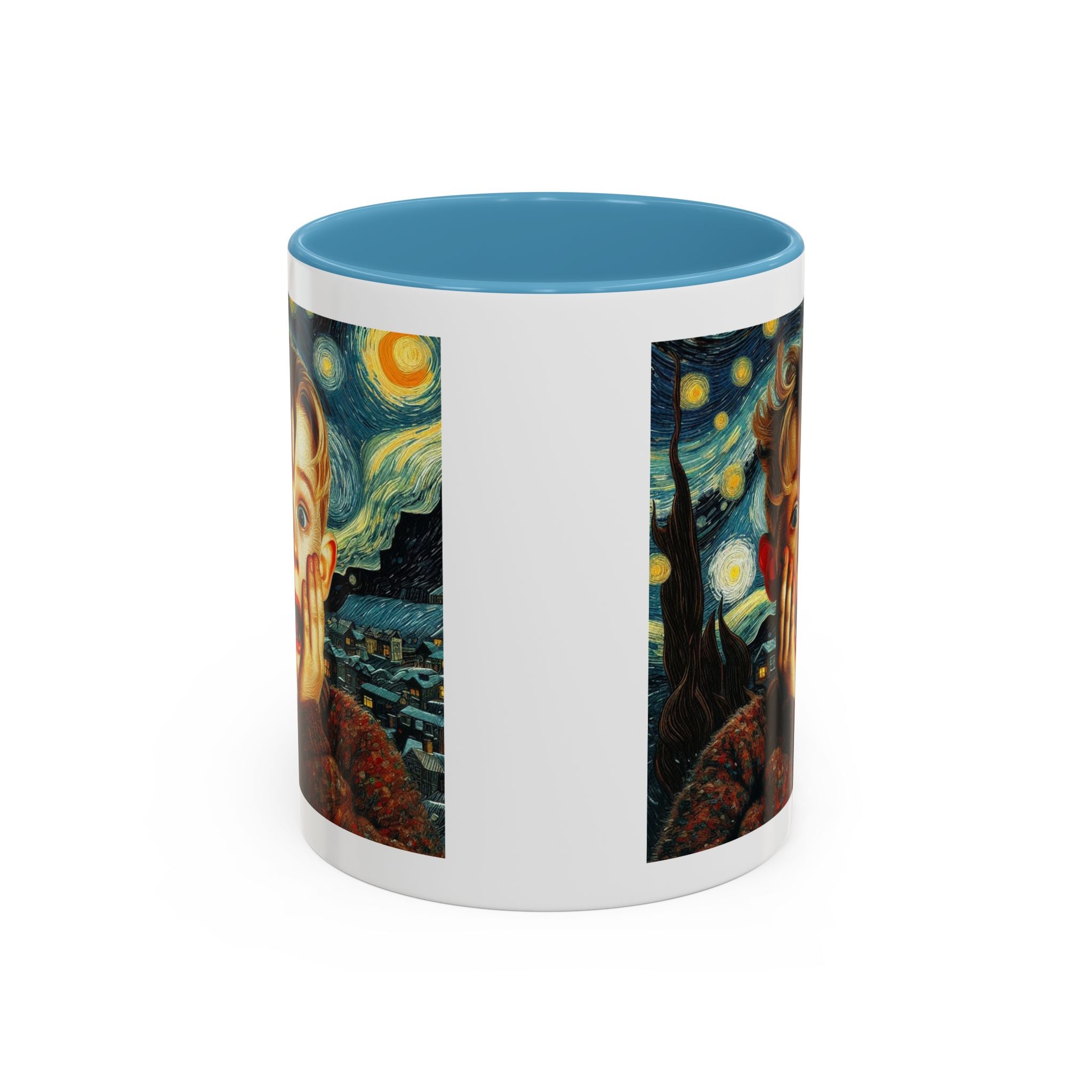 Home Alone Mug Kevin in Van Gogh Style Christmas New Year Funny Coffee Cup 2024