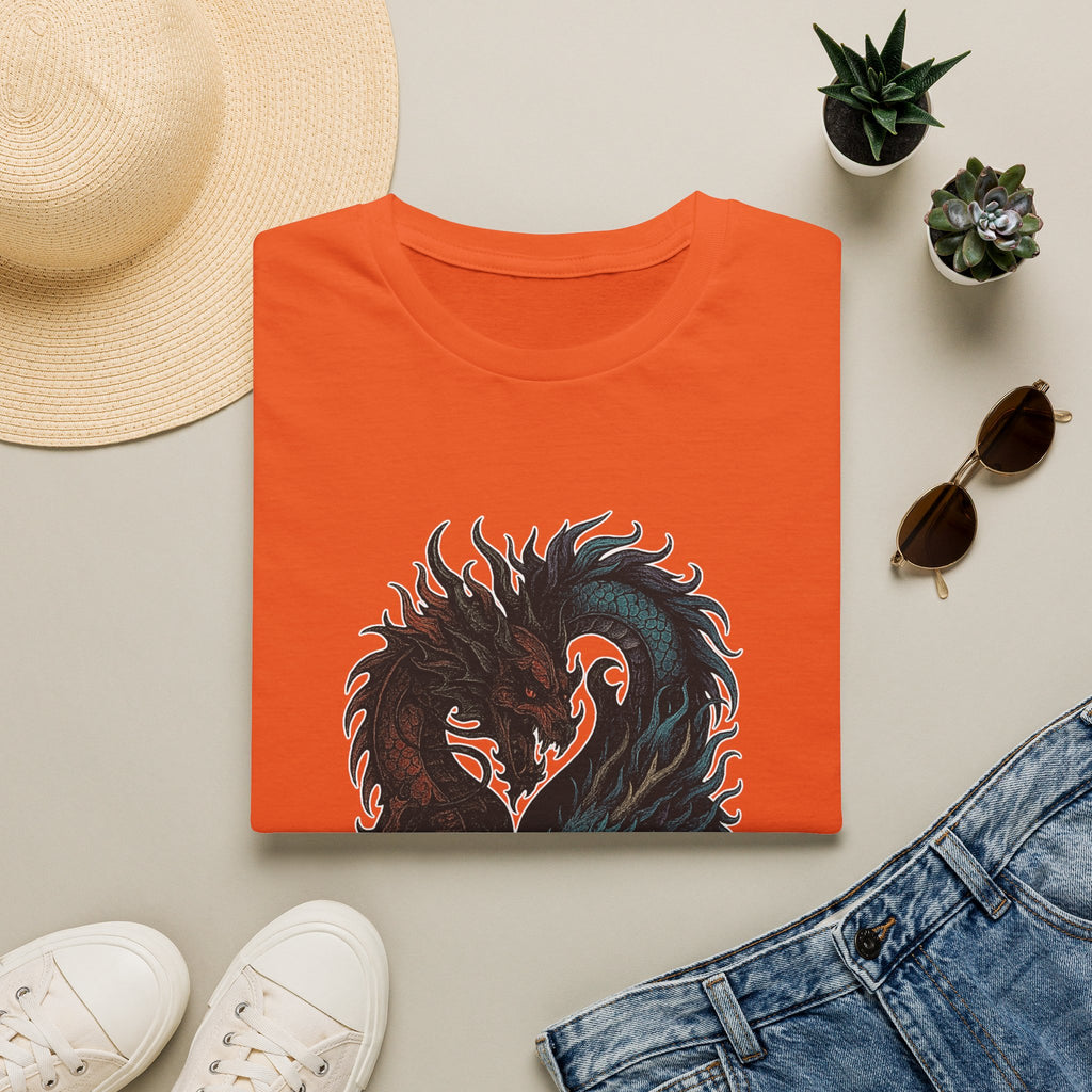 Dragon T-shirt Men Women Graphic Tee Clothing Apparel Chinese Dagon Symbol Gift