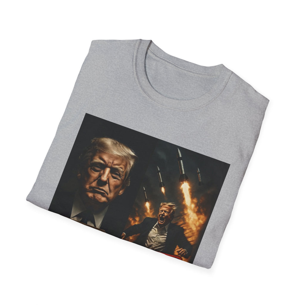 Funny Trump-Epstein T-Shirt Conspiracy Theory Unique Unisex Softstyle Tshirt