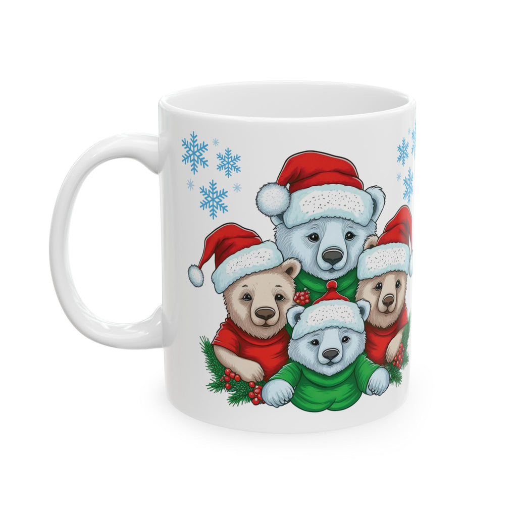 Christmas Mug Bear Mug Unique Mama Bear Baby Funny Cute Coffee Cup Holiday Gift