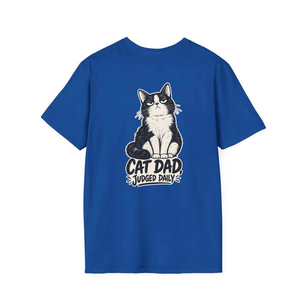Cat Dad Shirt Judged Daily Funny Cat Lover Graphic Tee Dark Humor Tee Unique Gift Funny Tshirt