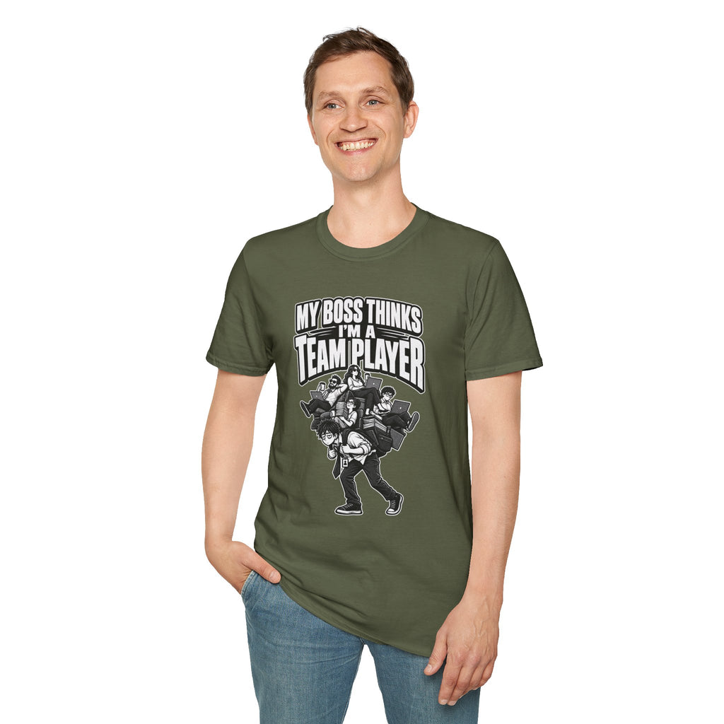Funny Dark Humor Tshirt — Funny Office Tshirt Dark Humor Graphic Tee Unique Coworker Gift TEAM PLAYER Shirt