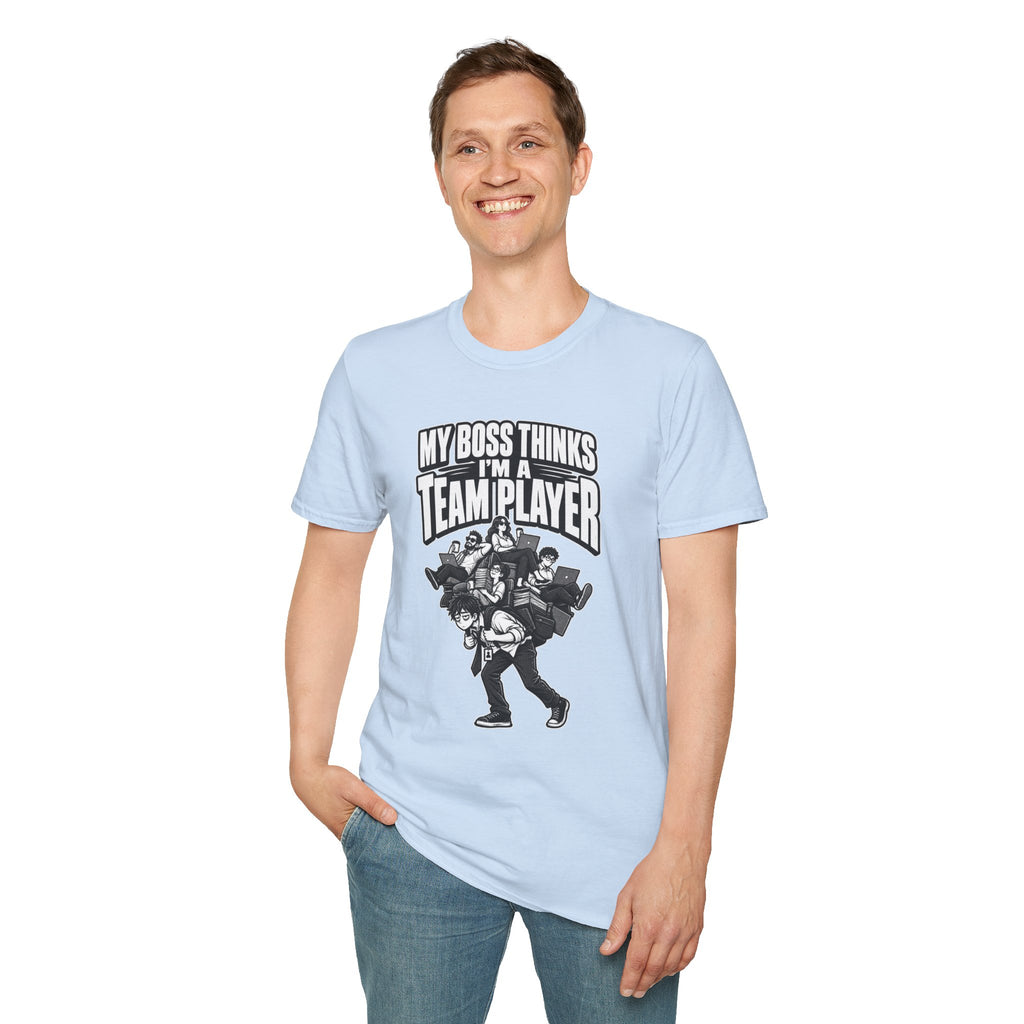 Funny Dark Humor Tshirt — Funny Office Tshirt Dark Humor Graphic Tee Unique Coworker Gift TEAM PLAYER Shirt