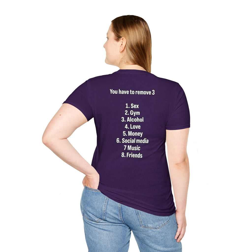 Funny Dark Humor Shirt You have to remove three Funny Office Tee Unique Gift