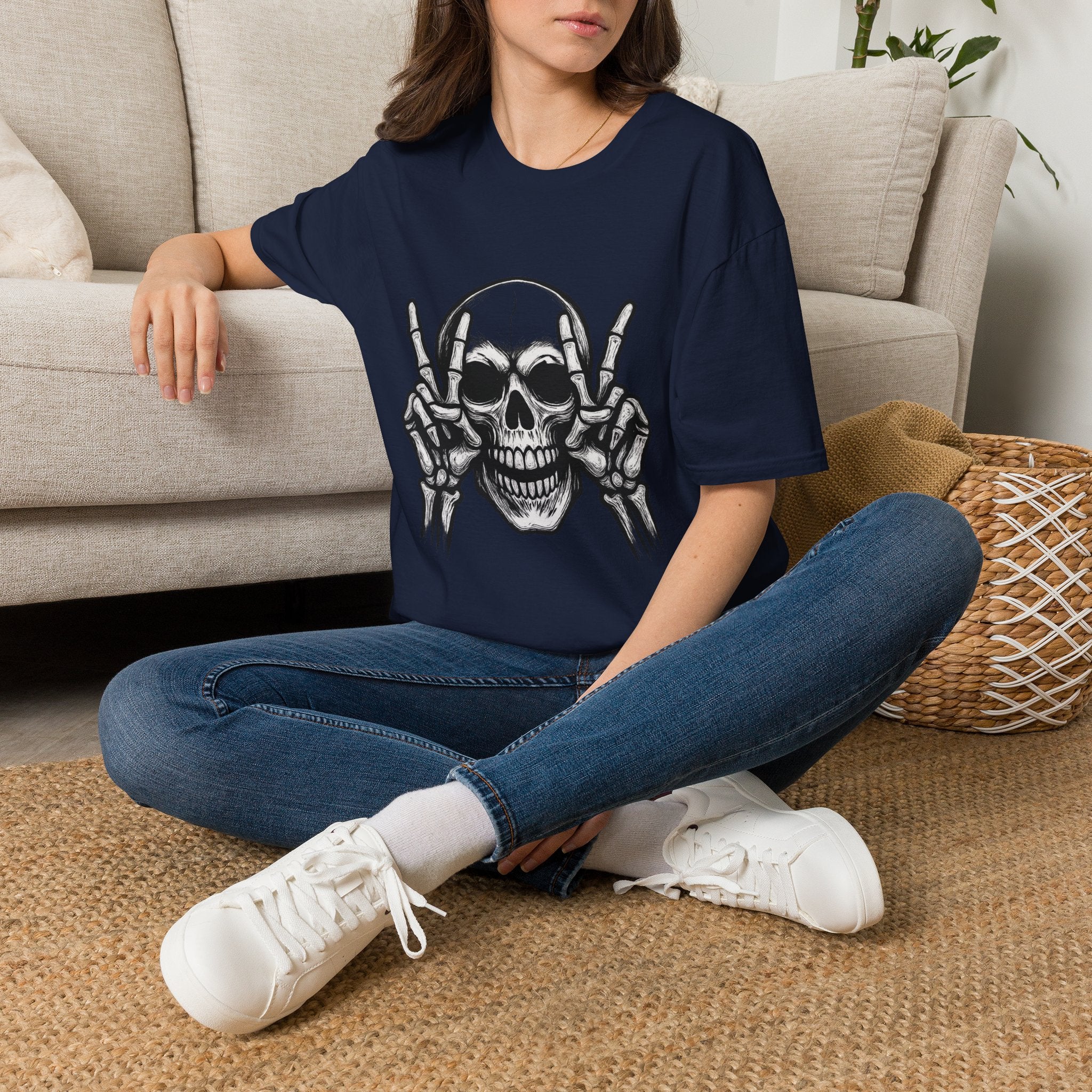 Mens Skull T-shirt Graphic Tees Skeleton Apparel Clothing Skulls Accessories Best Gift