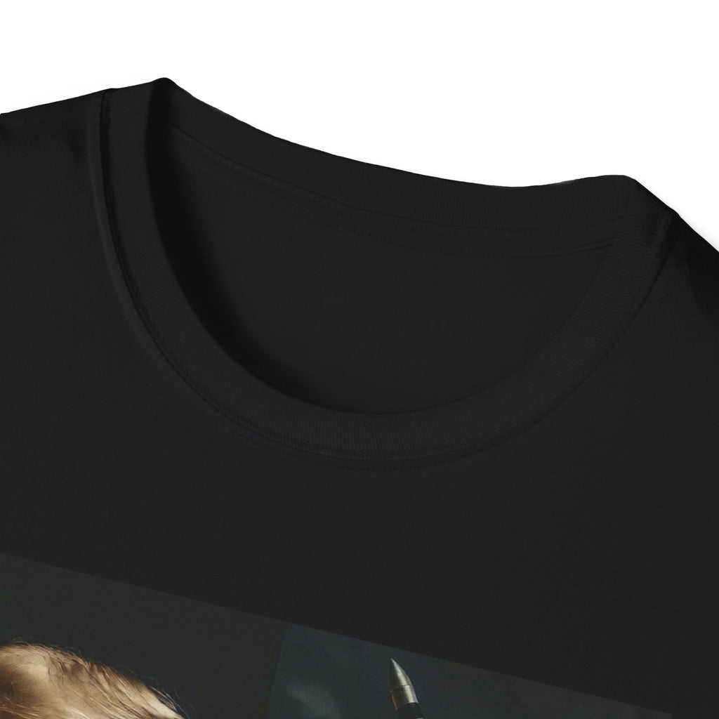 Funny Trump-Epstein T-Shirt Conspiracy Theory Unique Unisex Softstyle Tshirt