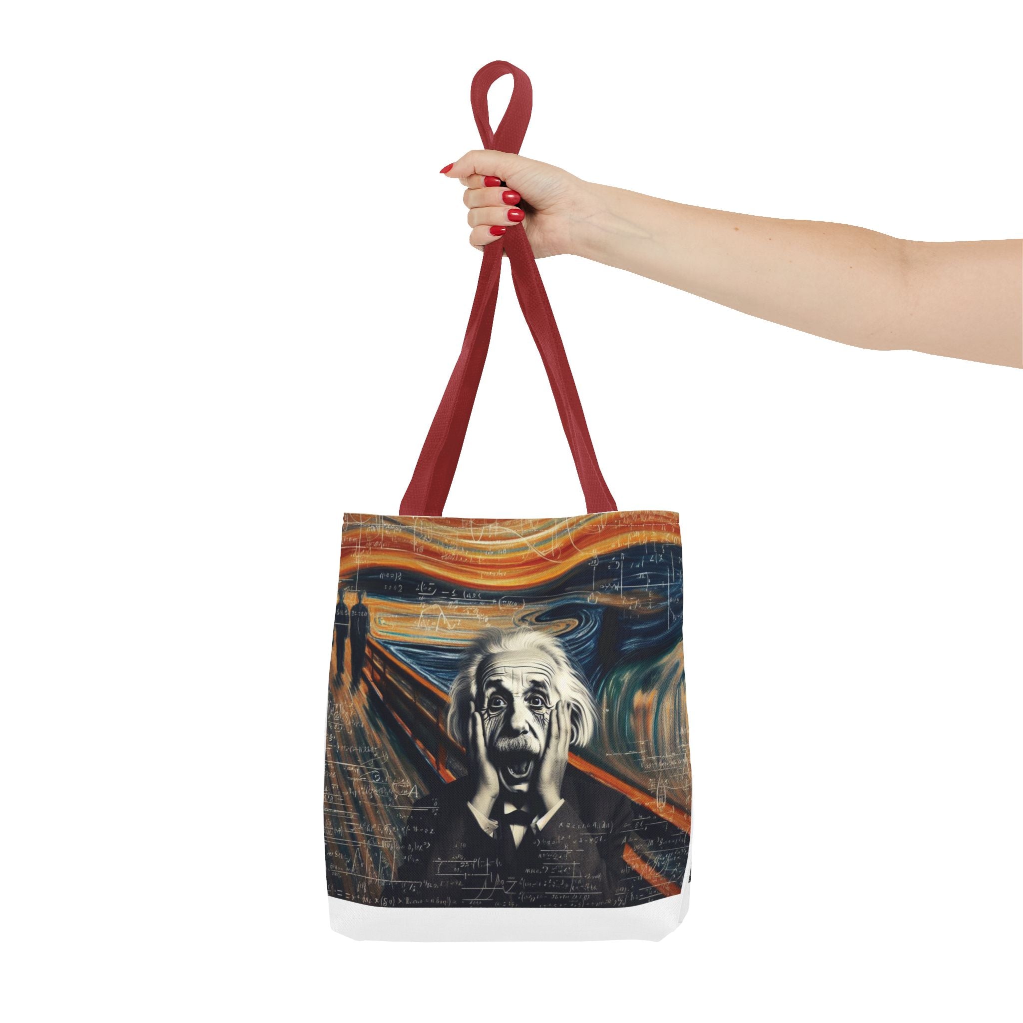 Funny Einstein Tote Bag (AOP) Bags Lady Women Mom Outdoor Style Fashion Gift New