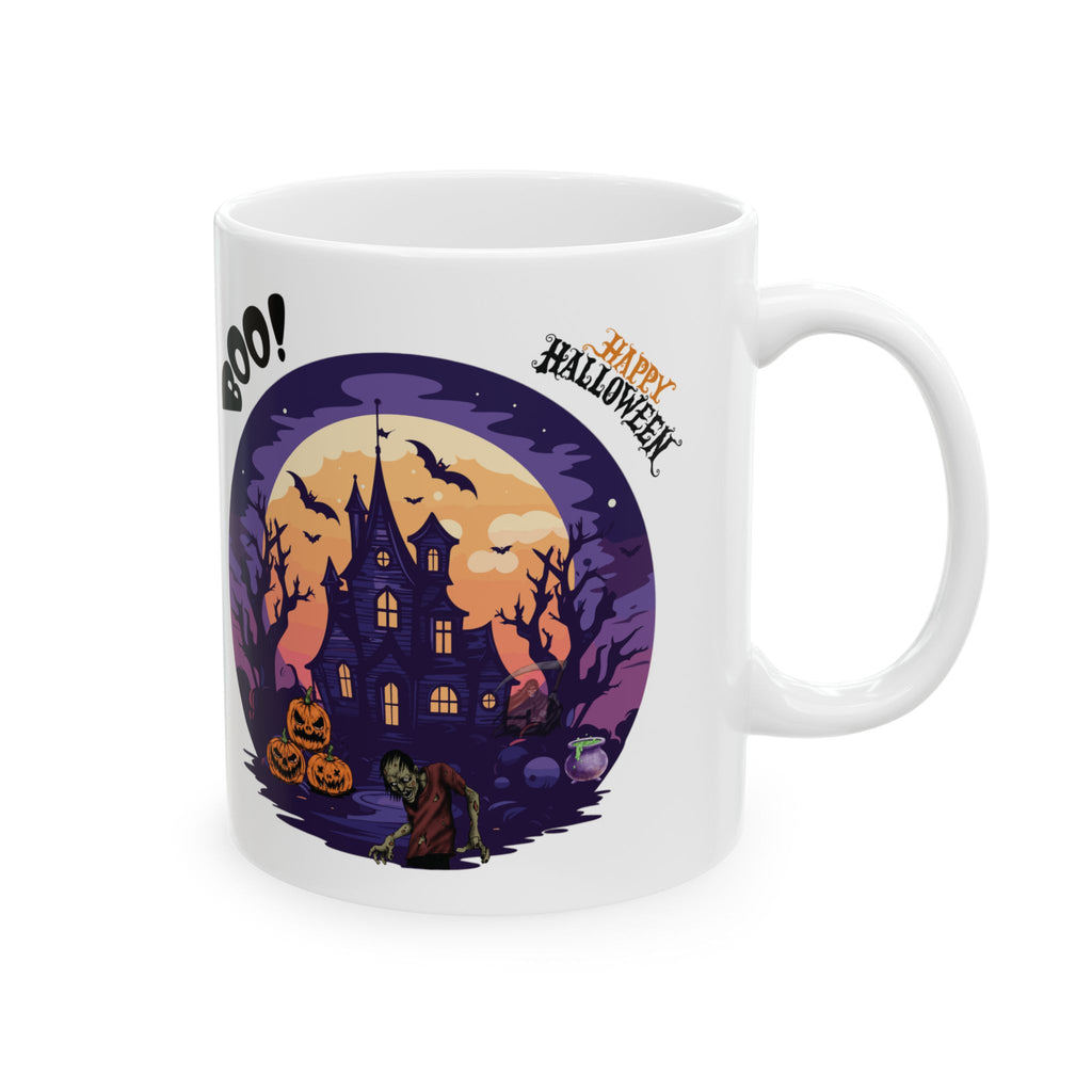 Happy Halloween Pumpkin Spooky Coffee Mug Boo Funny Best Gift For Friends 11oz