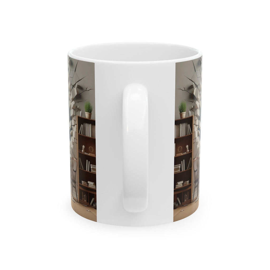 3D Bookshelf Mug-Library Book Mugs Book Lover Office Ceramic Mug Tea Cup Gifts 2026