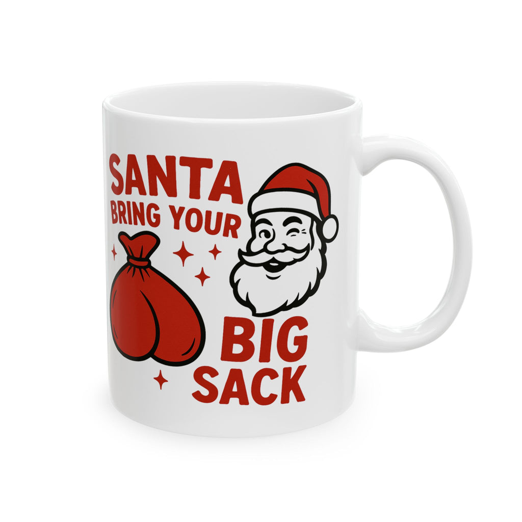 Funny Christmas Santa Tea Mug Unique Xmas Gift Coffee Cup Humor 2026 New Year