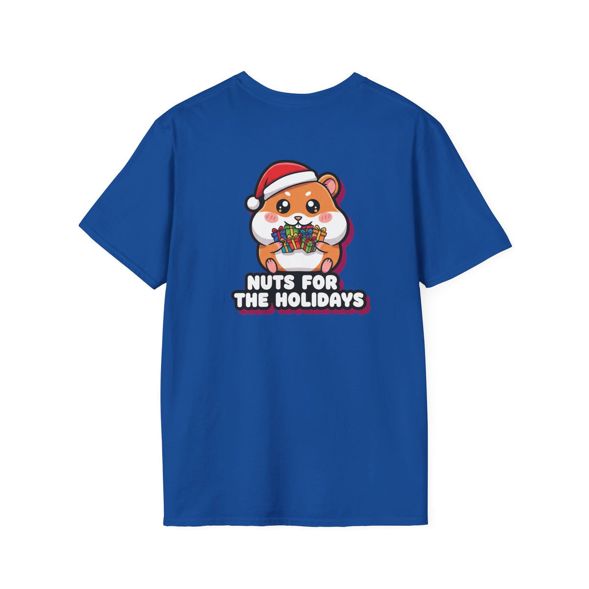 Cute Christmas Shirt Nuts For The Holidays Funny Animal Unisex Softstyle Tee Christmas Gift