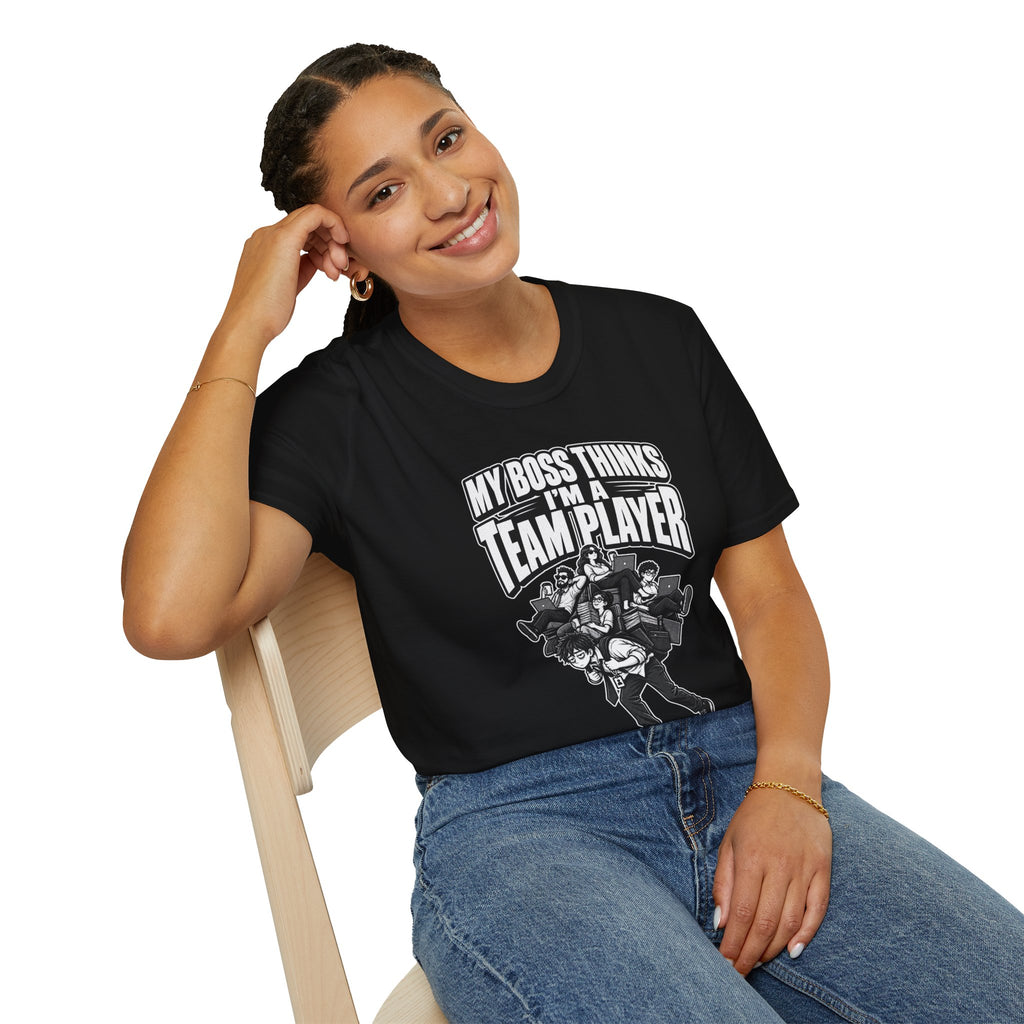 Funny Dark Humor Tshirt — Funny Office Tshirt Dark Humor Graphic Tee Unique Coworker Gift TEAM PLAYER Shirt
