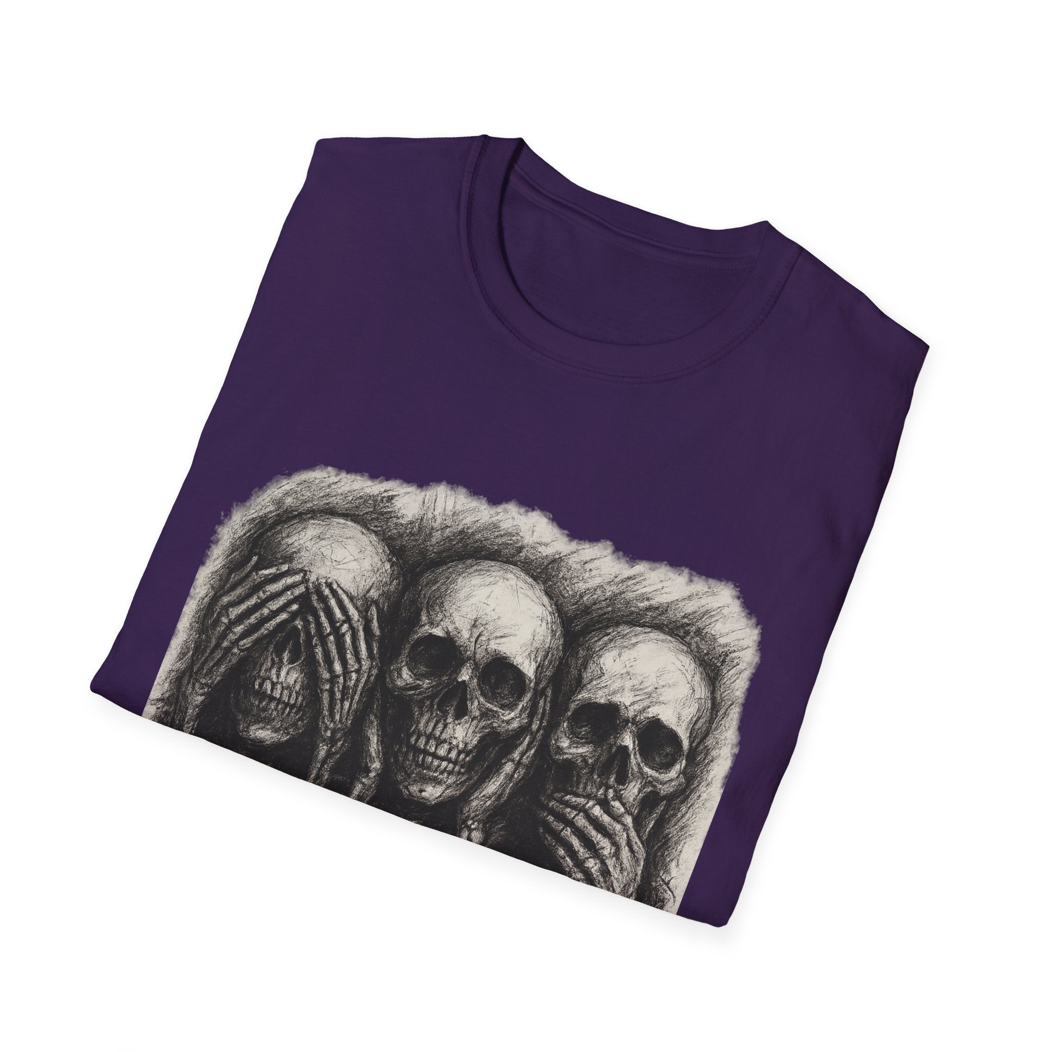 Mens Skull T-shirt Graphic Tees Skeleton Apparel Clothing Skulls Accessories Best Gift