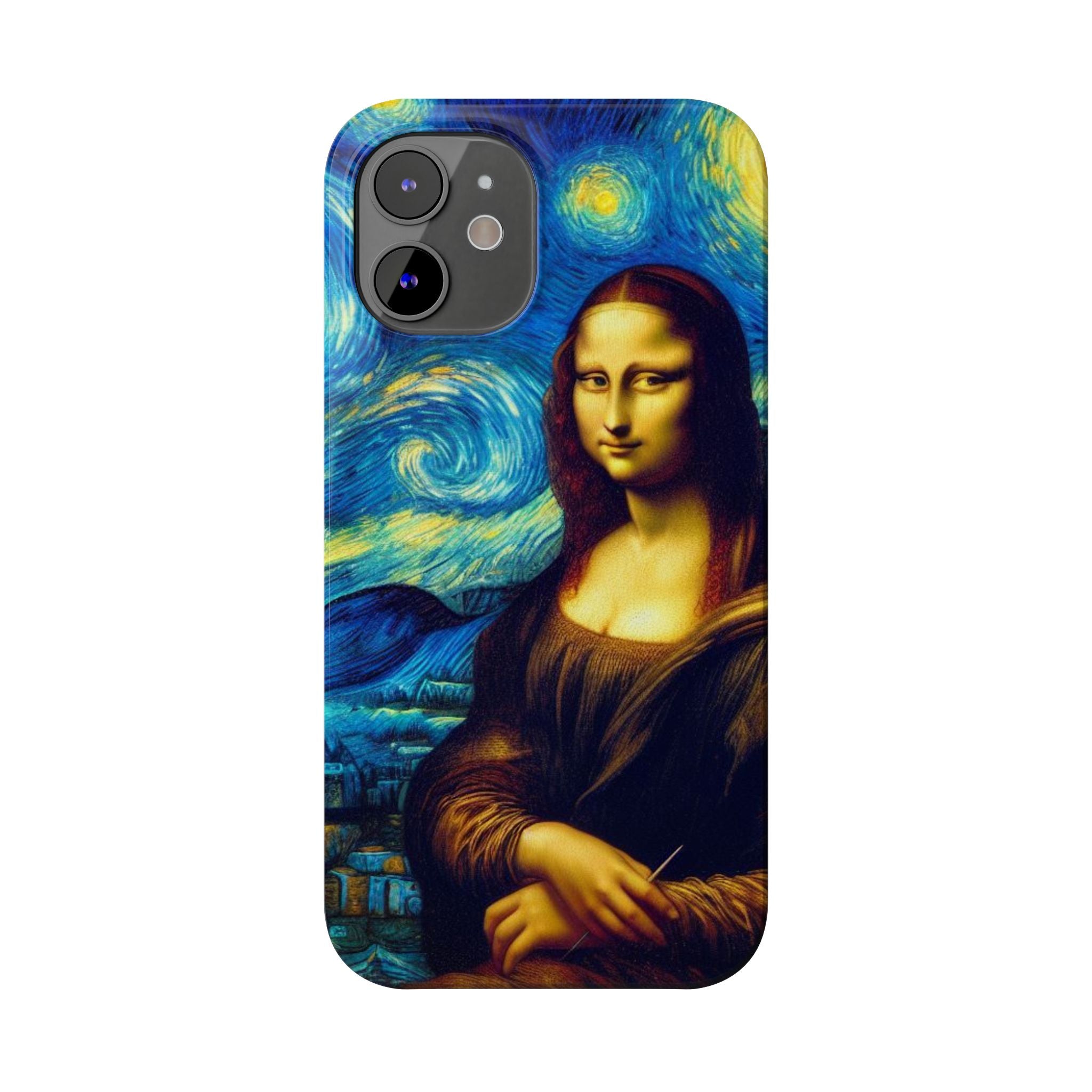 Funny Mona Lisa Phone Cases Van Gogh Starry Night Case Unique Gift iPhone 17 New