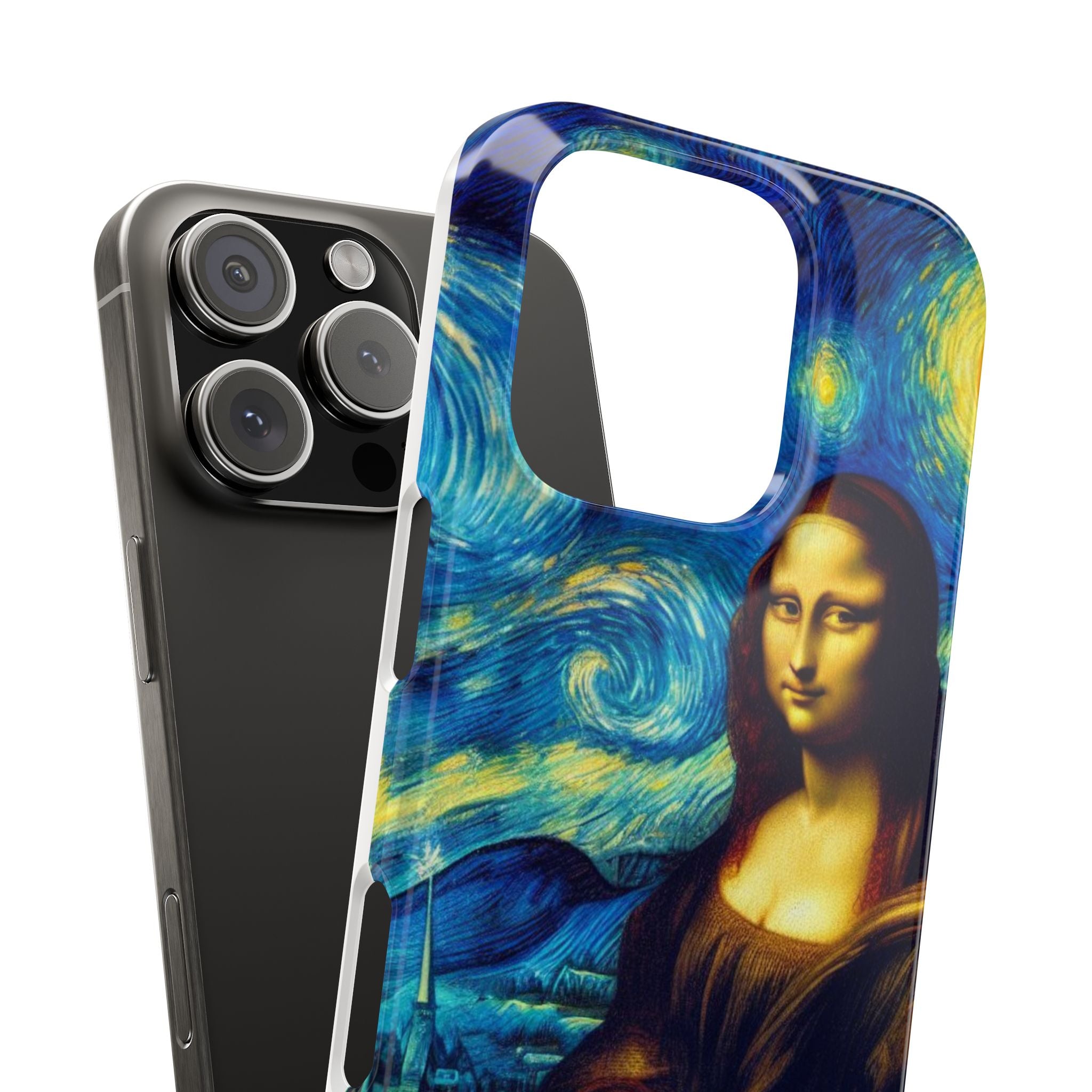 Funny Mona Lisa Phone Cases Van Gogh Starry Night Case Unique Gift iPhone 17 New