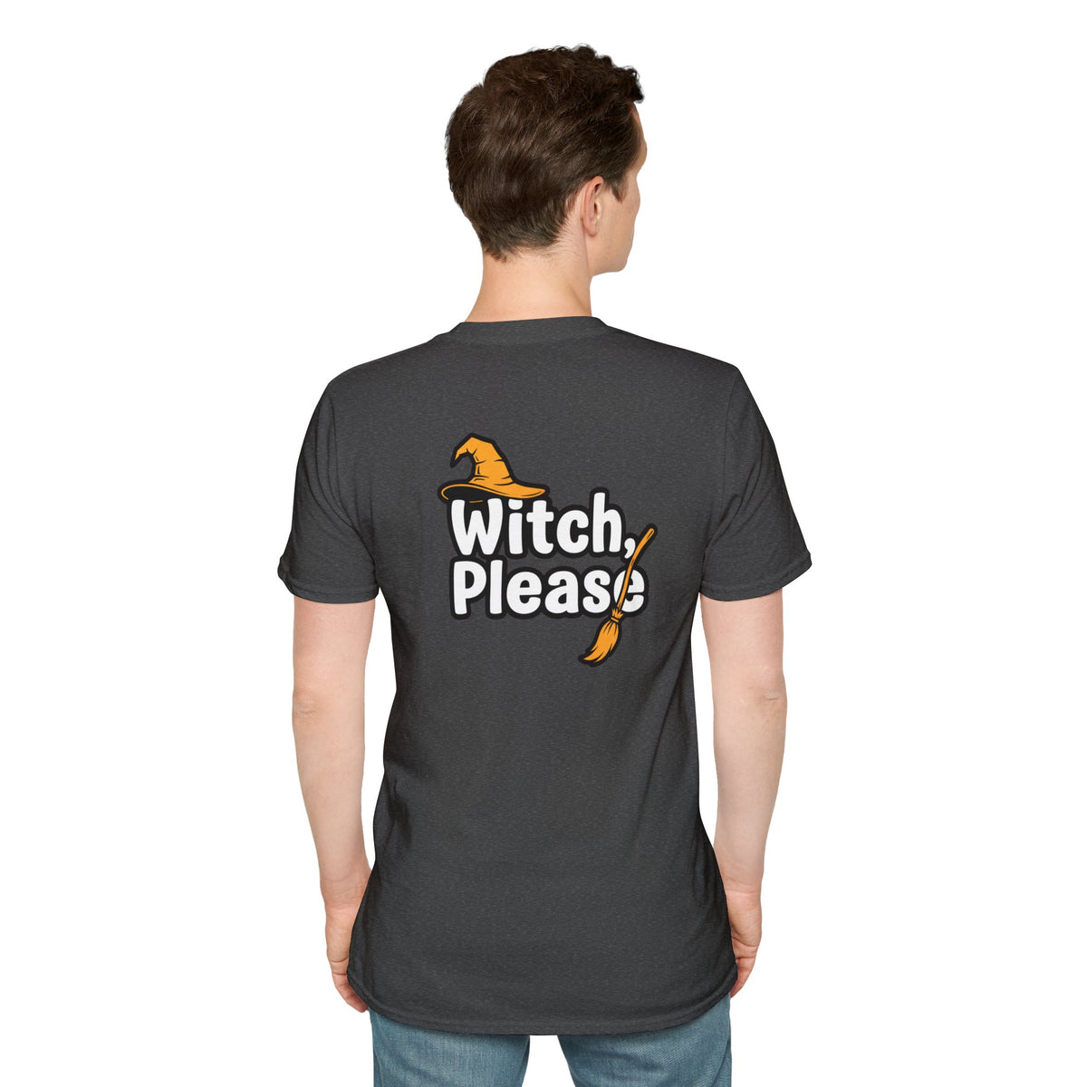 Dark Humor Halloween Shirt Witch Please Funny Sarcastic Witchy Unisex Softstyle Tee Adult Halloween Gift