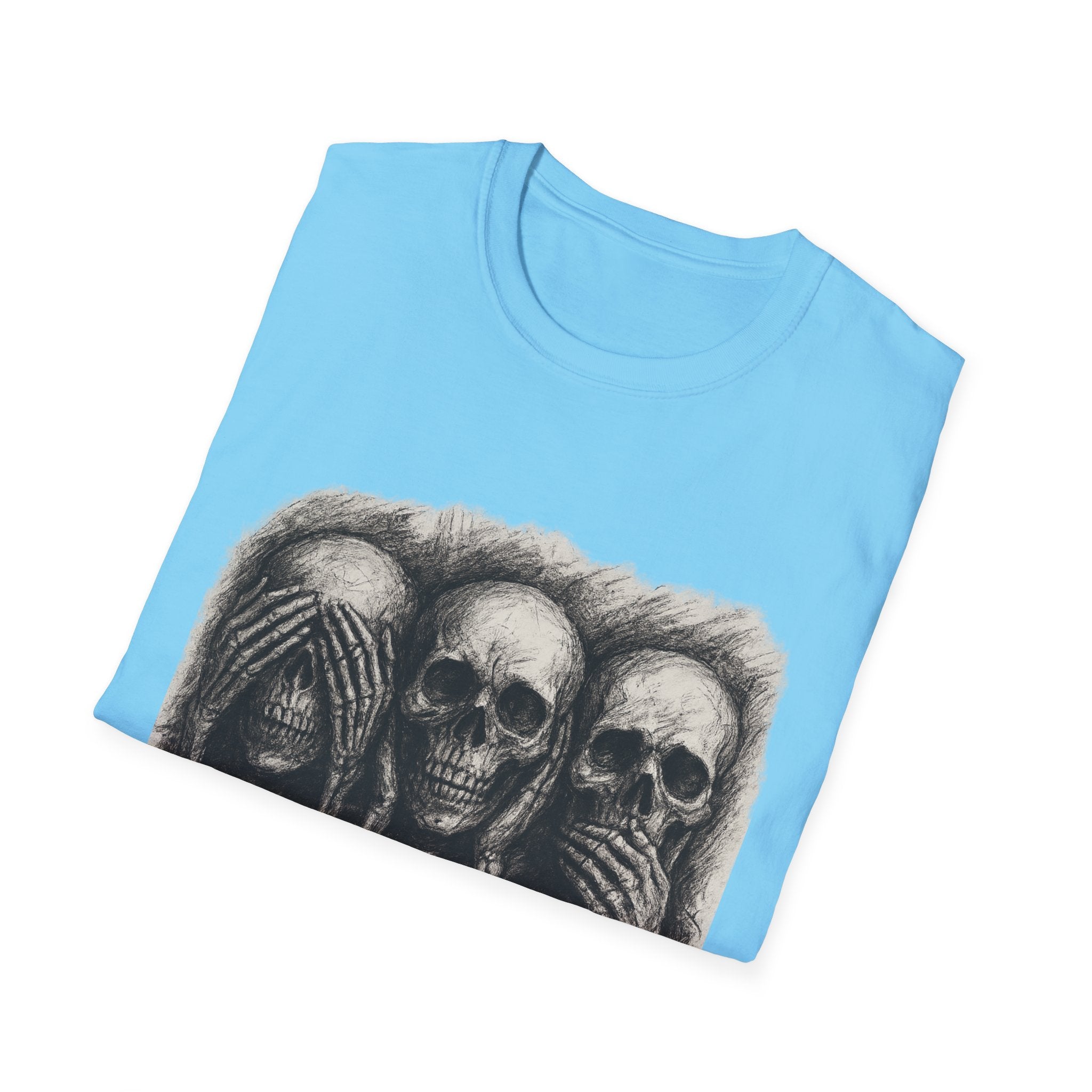 Mens Skull T-shirt Graphic Tees Skeleton Apparel Clothing Skulls Accessories Best Gift