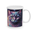 Cosmic Cat For Mom Lover Funny Coffee Tea Ceramic Mug Office Work Cup Gift Cute