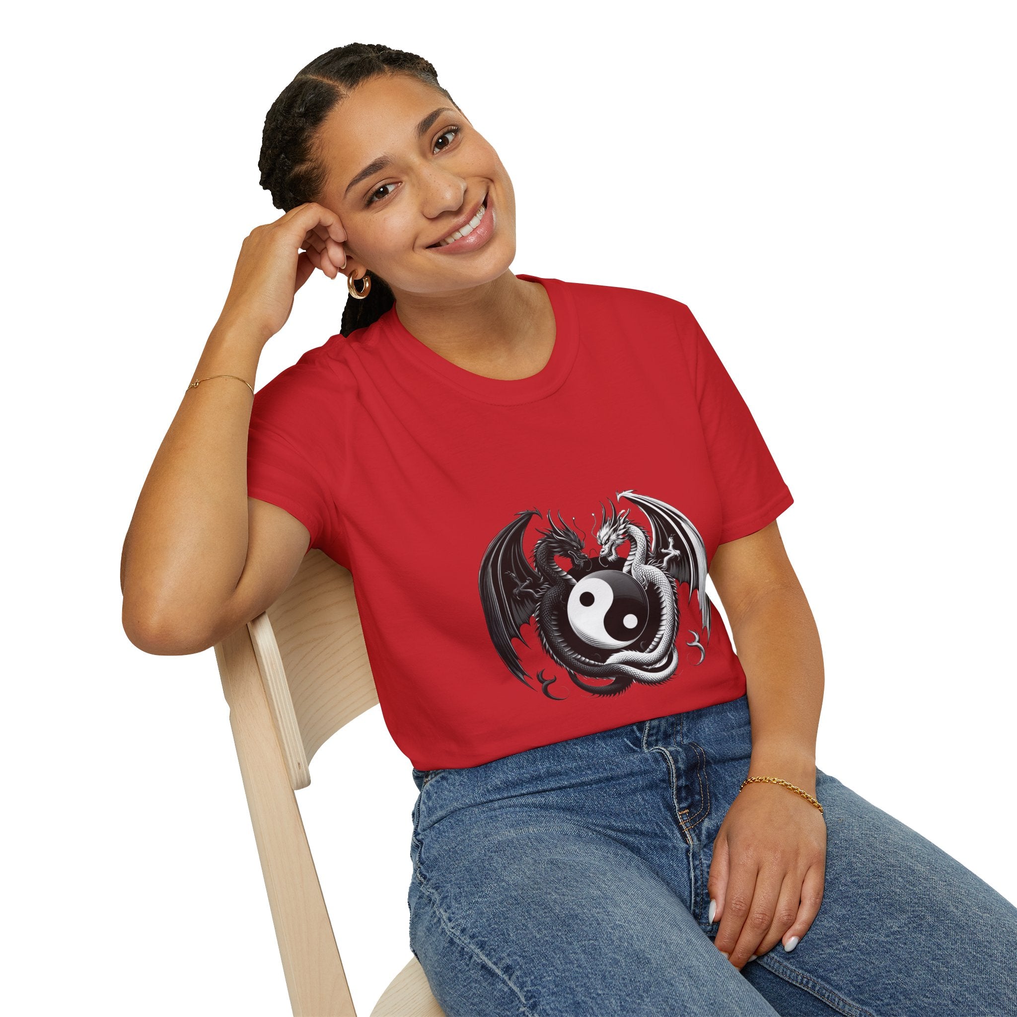 Dragon T-shirt Men Women Graphic Tee Clothing Apparel Chinese Dagon Symbol Gift