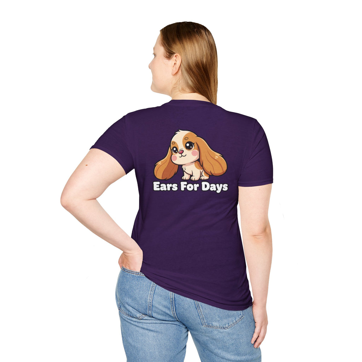 Cute Cocker Spaniel Shirt Ears For Days Funny Dog Lover Unisex Softstyle Tee Gift