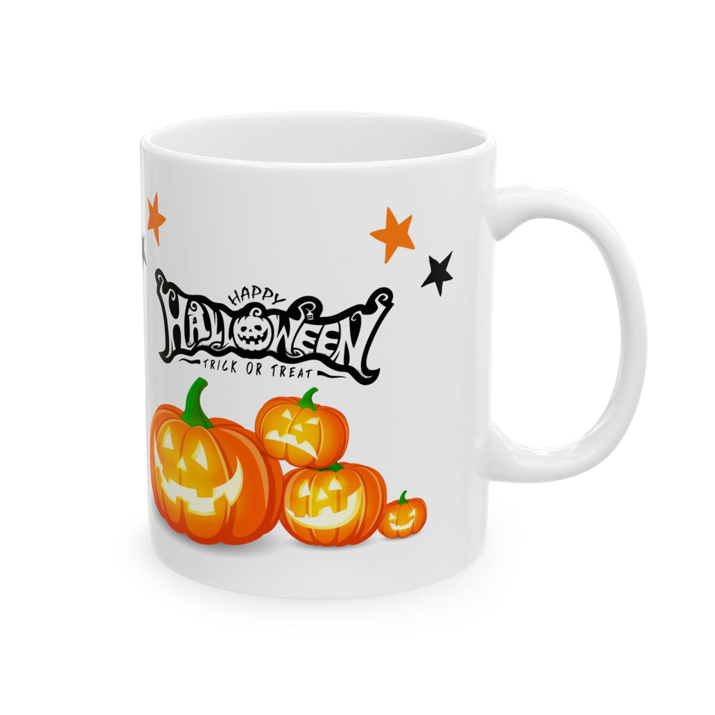 Cute Happy Halloween Party Funny Customized Coffee Mug Gift Pumpkin Spooky 11oz