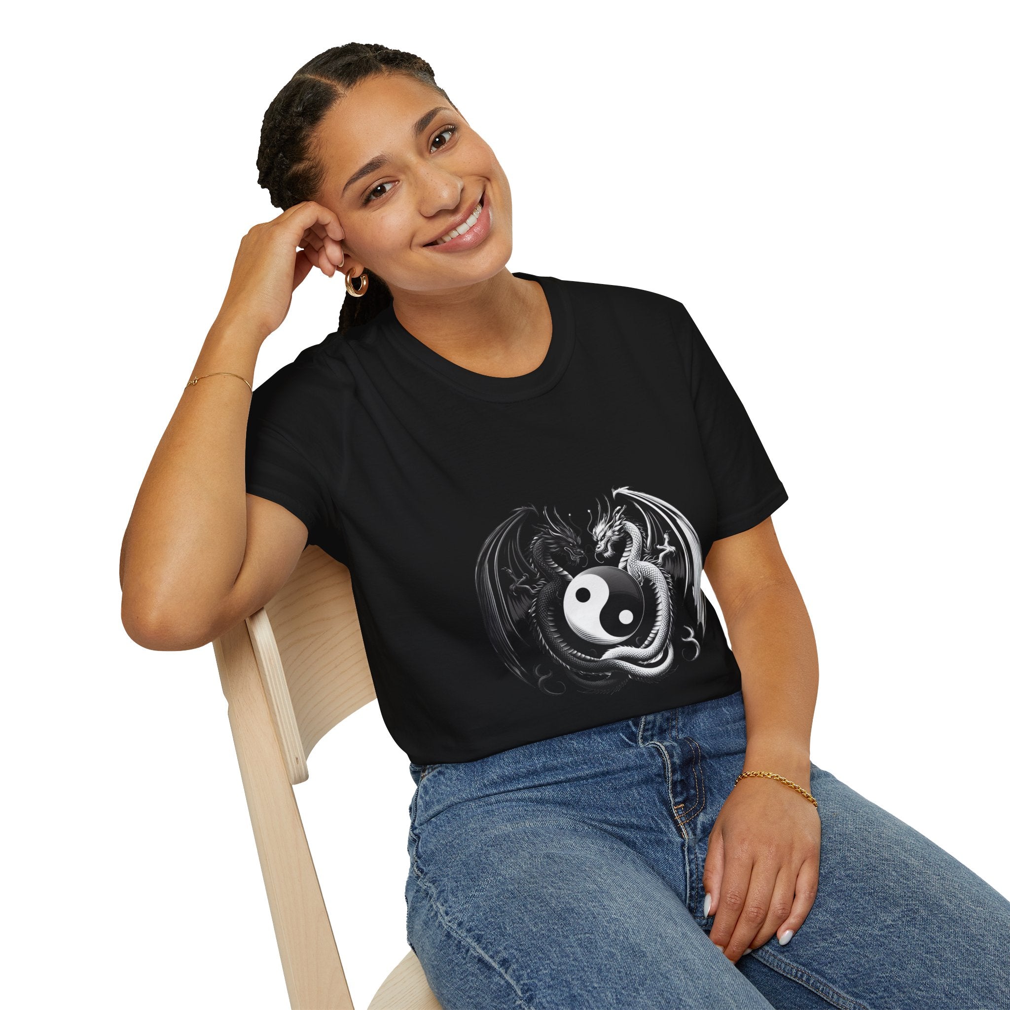 Dragon T-shirt Men Women Graphic Tee Clothing Apparel Chinese Dagon Symbol Gift