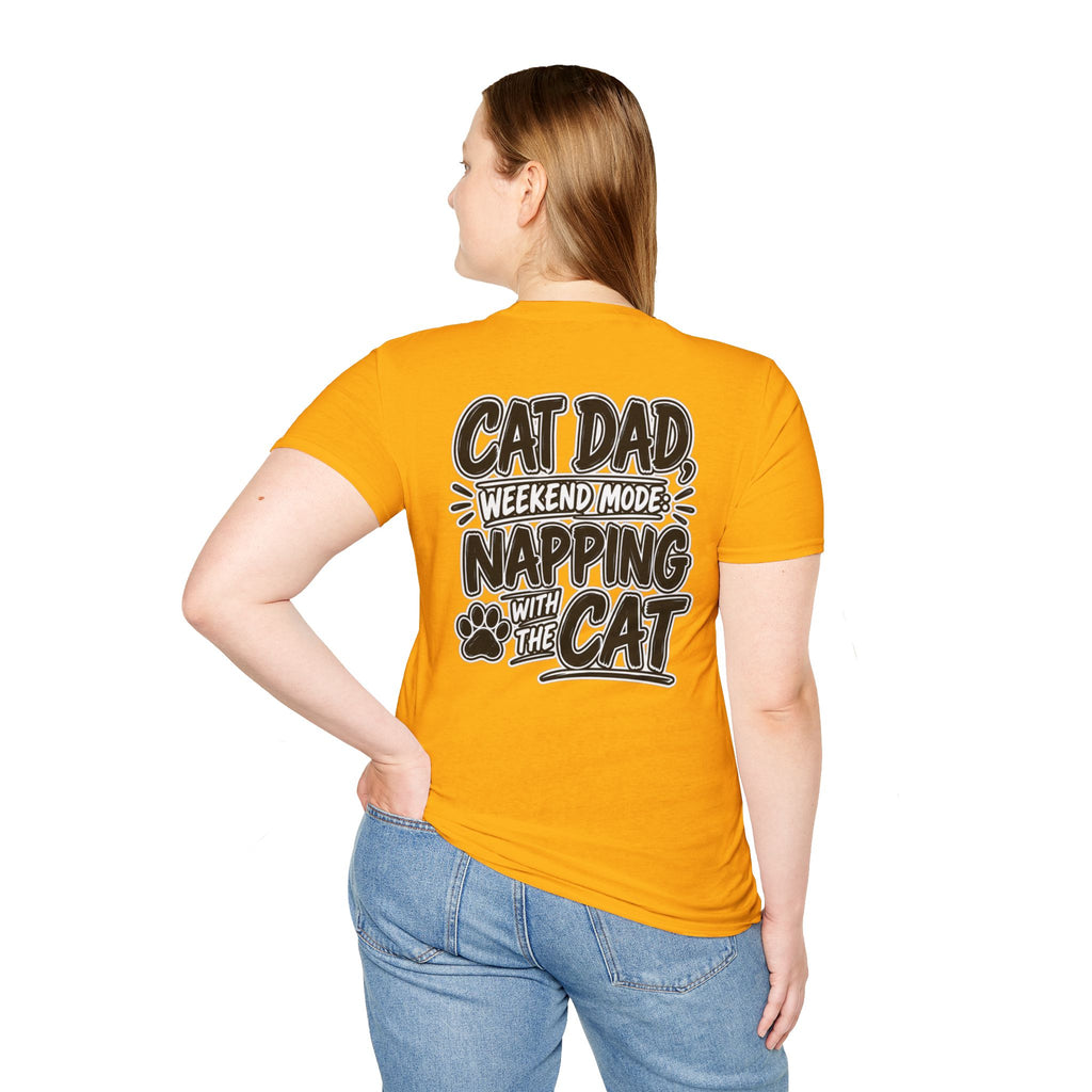 Cat Dad Shirt Pet Lover Tshirt Funny Cat Lover Graphic Tee Dark Humor Tee Unique Gift Funny Tshirt