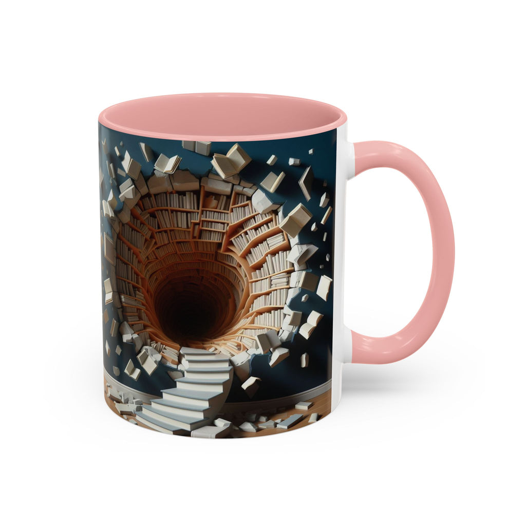 3D Bookshelf Mug-Library Book Mugs Office Ceramic Tea Cup Gift Accent Coffee Mug 2026