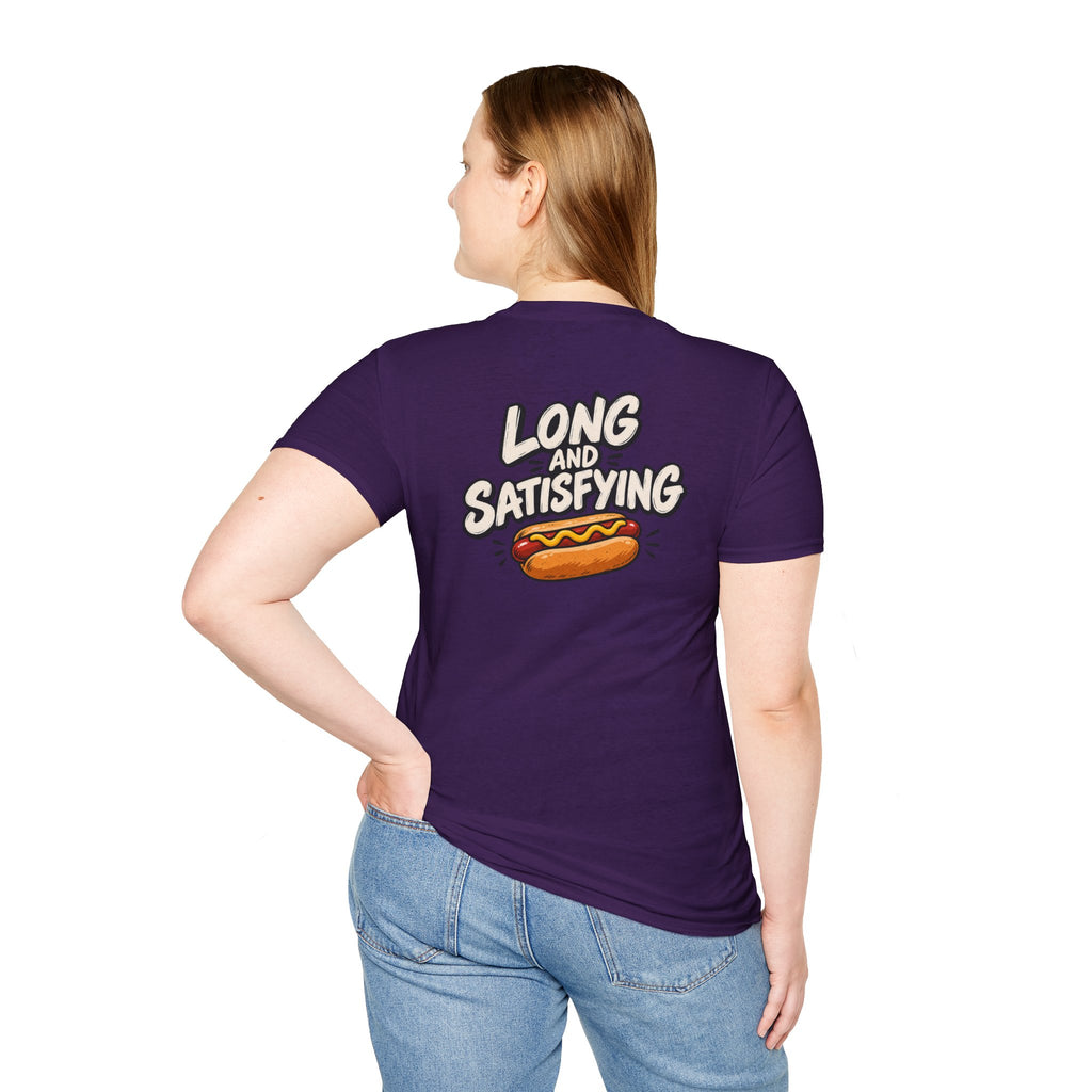 Dark Humor Funny Long and Satisfying Tshirt Tee Unique Gift