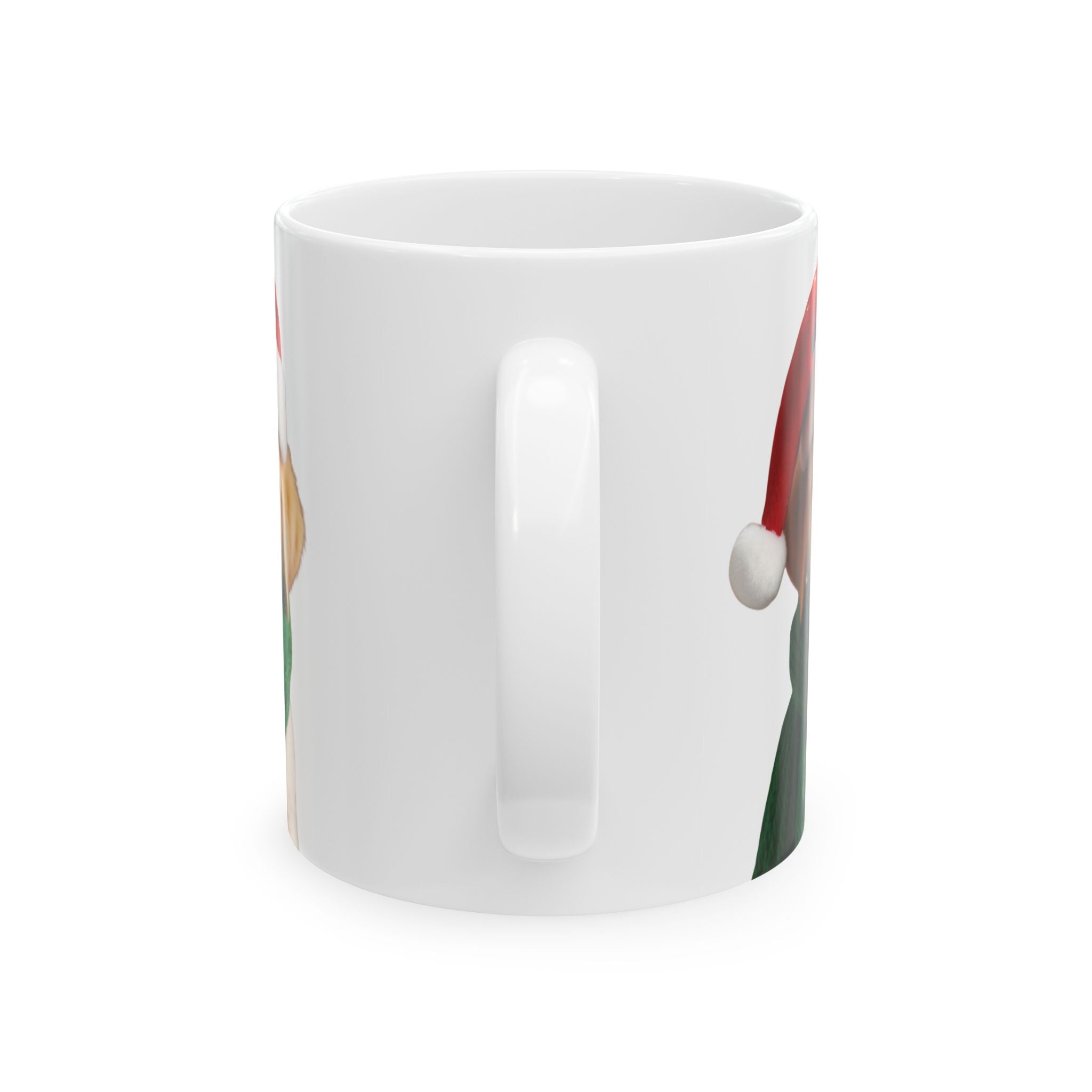 Merry Christmas Mug Dog Animal Lover Gift Funny Secret Santa Cute Tea Coffee Cup