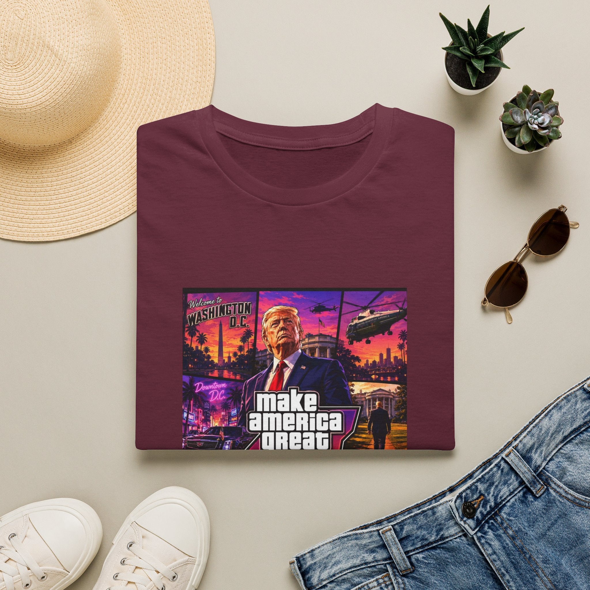 Funny Trump Make America Great Again T-Shirt Patriotic Political Trump Artwork