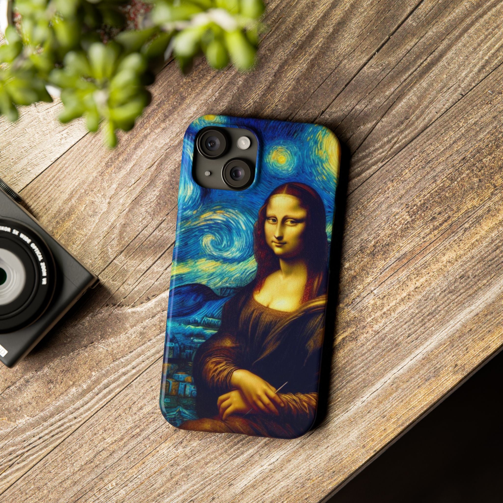 Funny Mona Lisa Phone Cases Van Gogh Starry Night Case Unique Gift iPhone 17 New