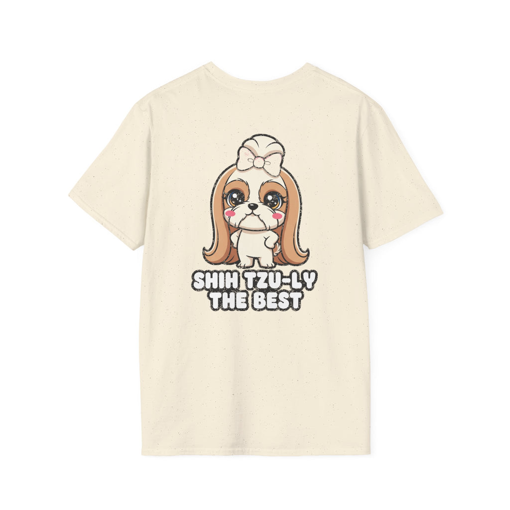 Cute Shih Tzu Shirt Shih Tzu-ly The Best Funny Dog Lover Unisex Softstyle Tee Gift