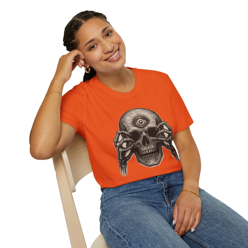 Mens Skull T-shirt Graphic Tees Skeleton Apparel Clothing Skulls Accessories Best Gift