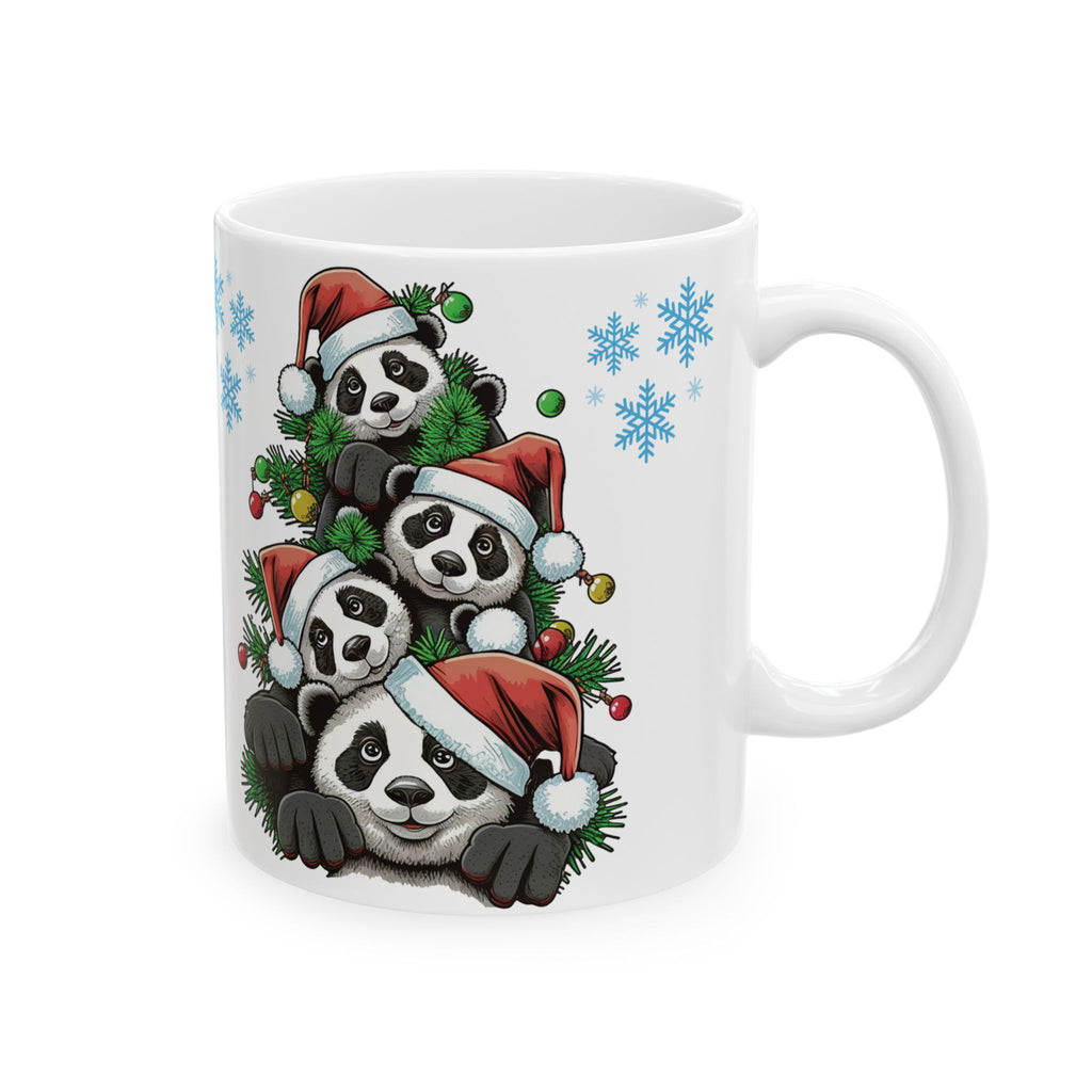 Christmas Mug Panda Mug Best Gift Holiday Coffee Cup Funny Christmas Gift Cute