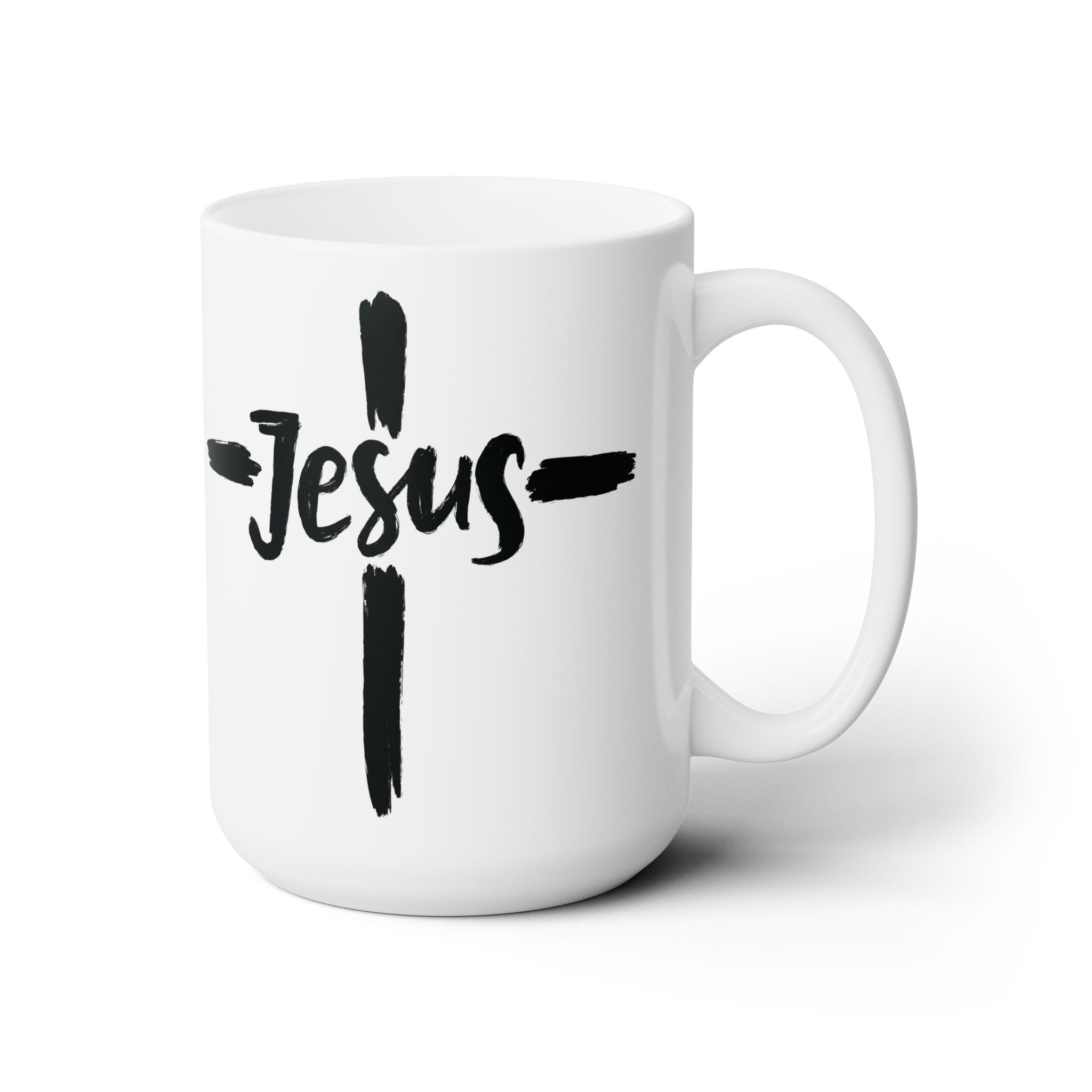 Jesus Cross Christianity Coffee Tea Mug Gift Home Anniversary Love Faith 15oz