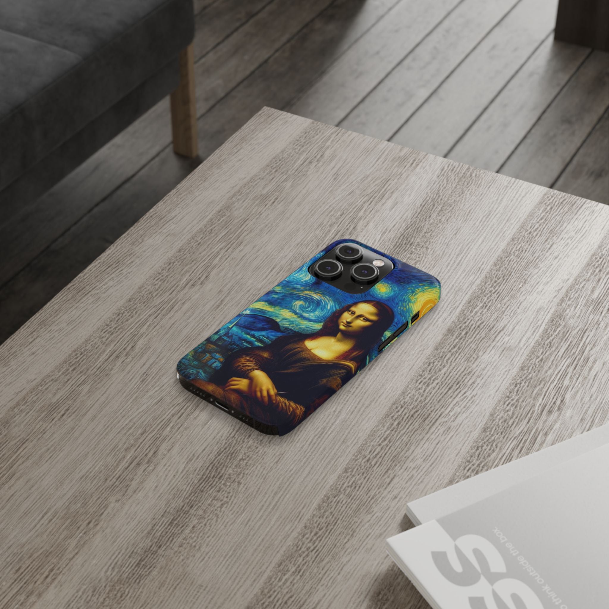 Funny Mona Lisa Phone Cases Van Gogh Starry Night Case Unique Gift iPhone 17 New
