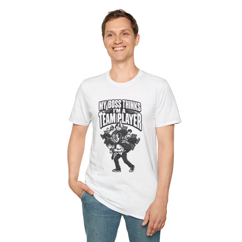 Funny Dark Humor Tshirt — Funny Office Tshirt Dark Humor Graphic Tee Unique Coworker Gift TEAM PLAYER Shirt