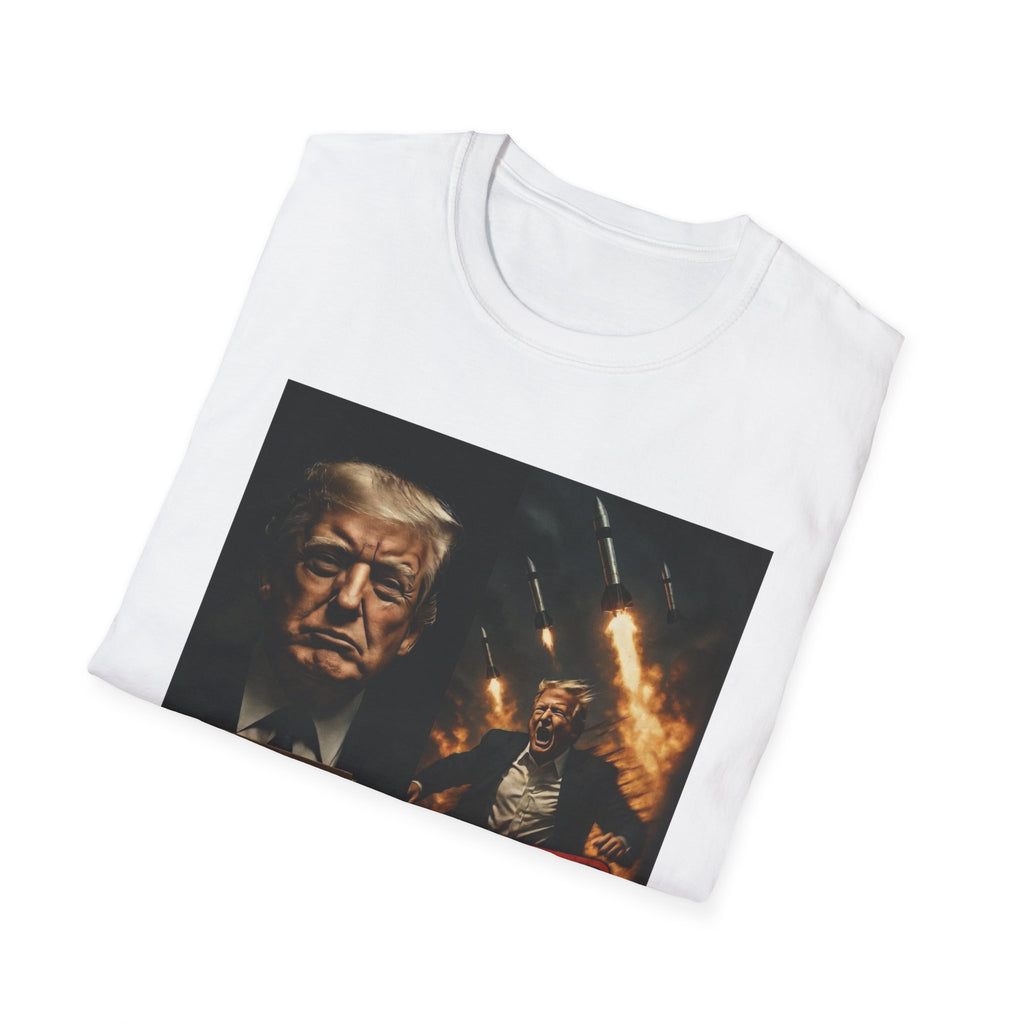 Funny Trump-Epstein T-Shirt Conspiracy Theory Unique Unisex Softstyle Tshirt