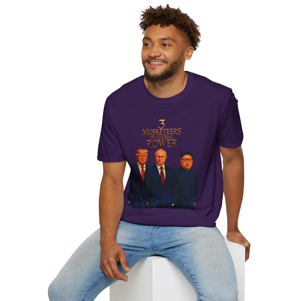 Funny Donald Trump Kim Putin T-Shirt Unique Unisex Softstyle Gift Men Woman Tee