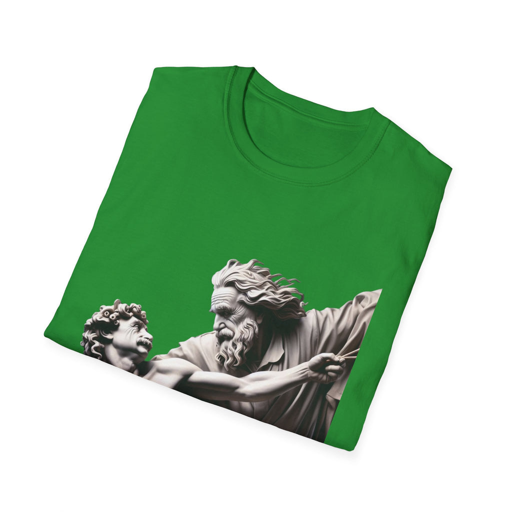 Funny Albert Einstein Unisex Softstyle T-Shirt Unique Gift Cotton T-shirt Art
