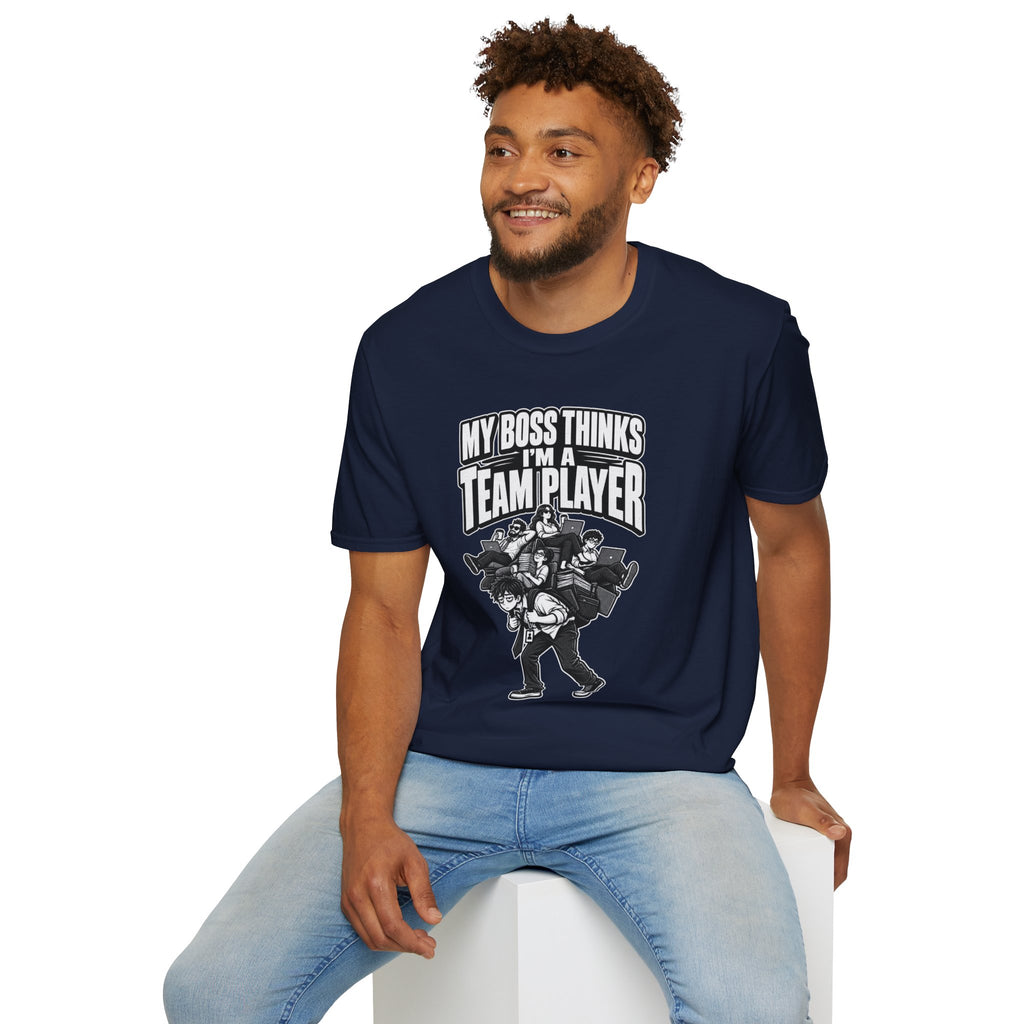 Funny Dark Humor Tshirt — Funny Office Tshirt Dark Humor Graphic Tee Unique Coworker Gift TEAM PLAYER Shirt
