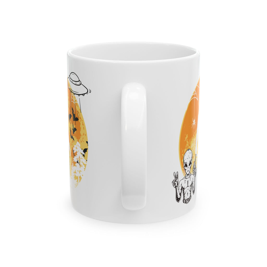 Bigfoot Alien Mug Sasquatch Ceramic Coffee Mug Funny Squatch Coffee Cup 11-Ounce