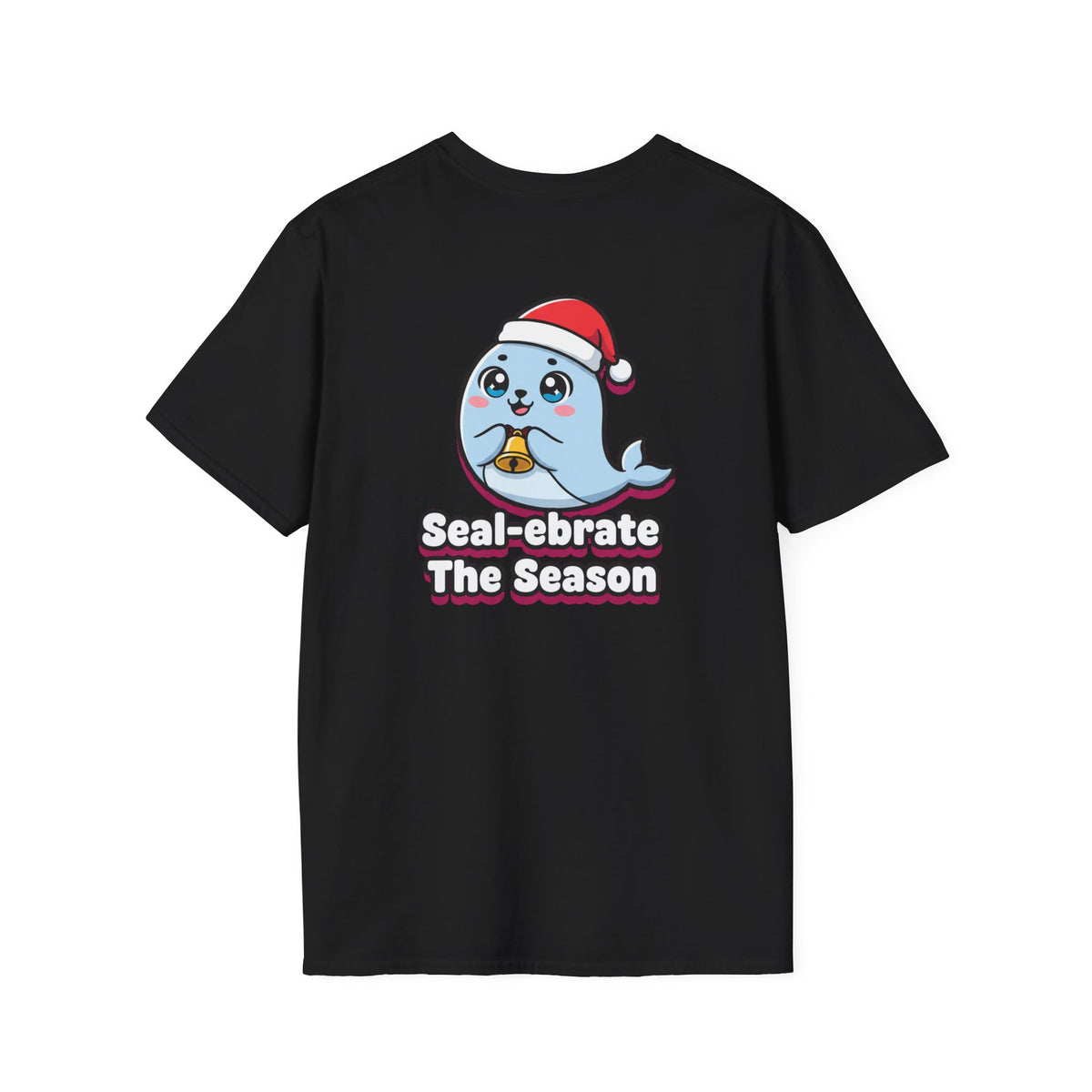 Cute Christmas Shirt Sealebrate The Season Funny Animal Unisex Softstyle Tee Christmas Gift