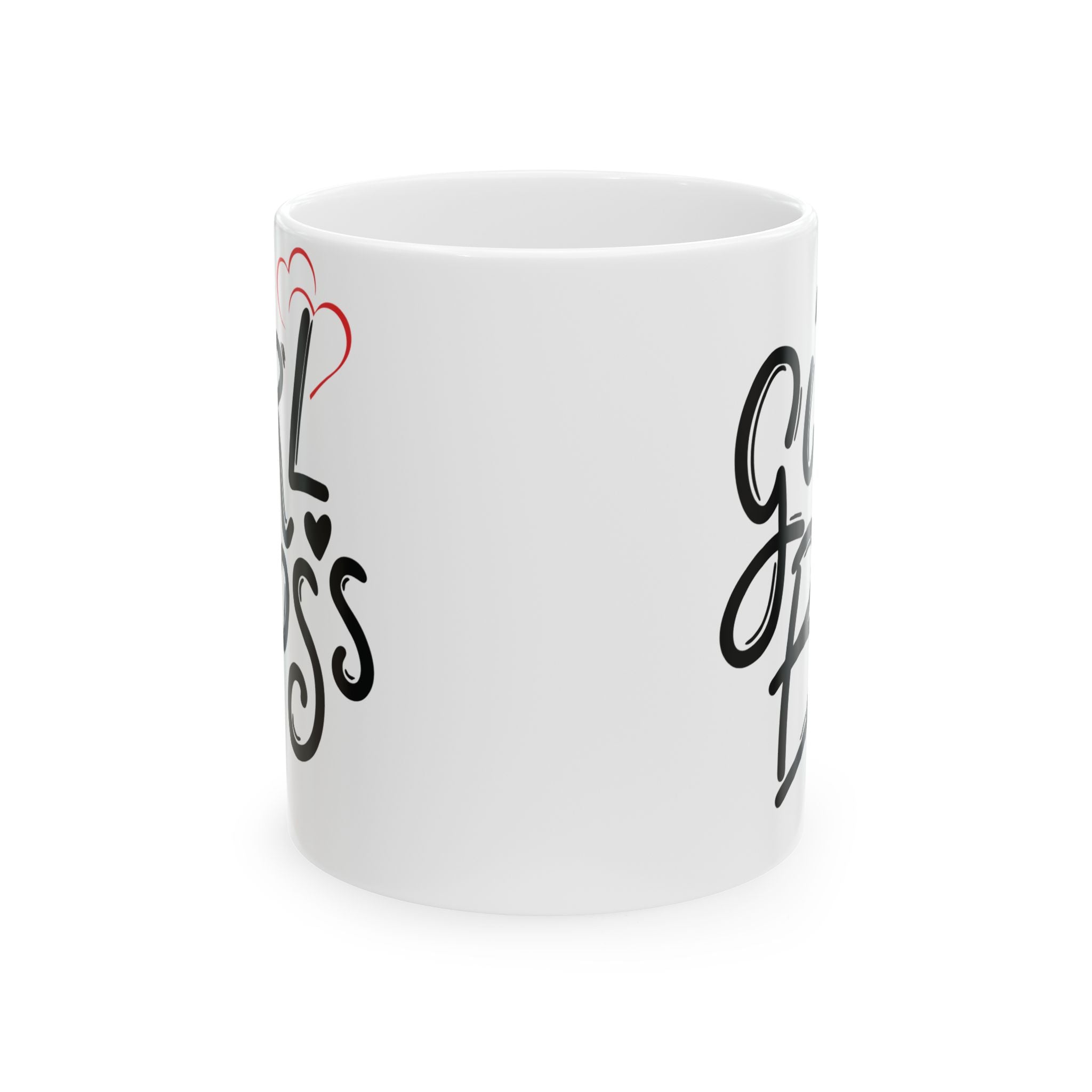 Girl's Boss Best Boss Ever Mug With Love Coffee Tea Mug Gift For Manager 11oz Office Gift