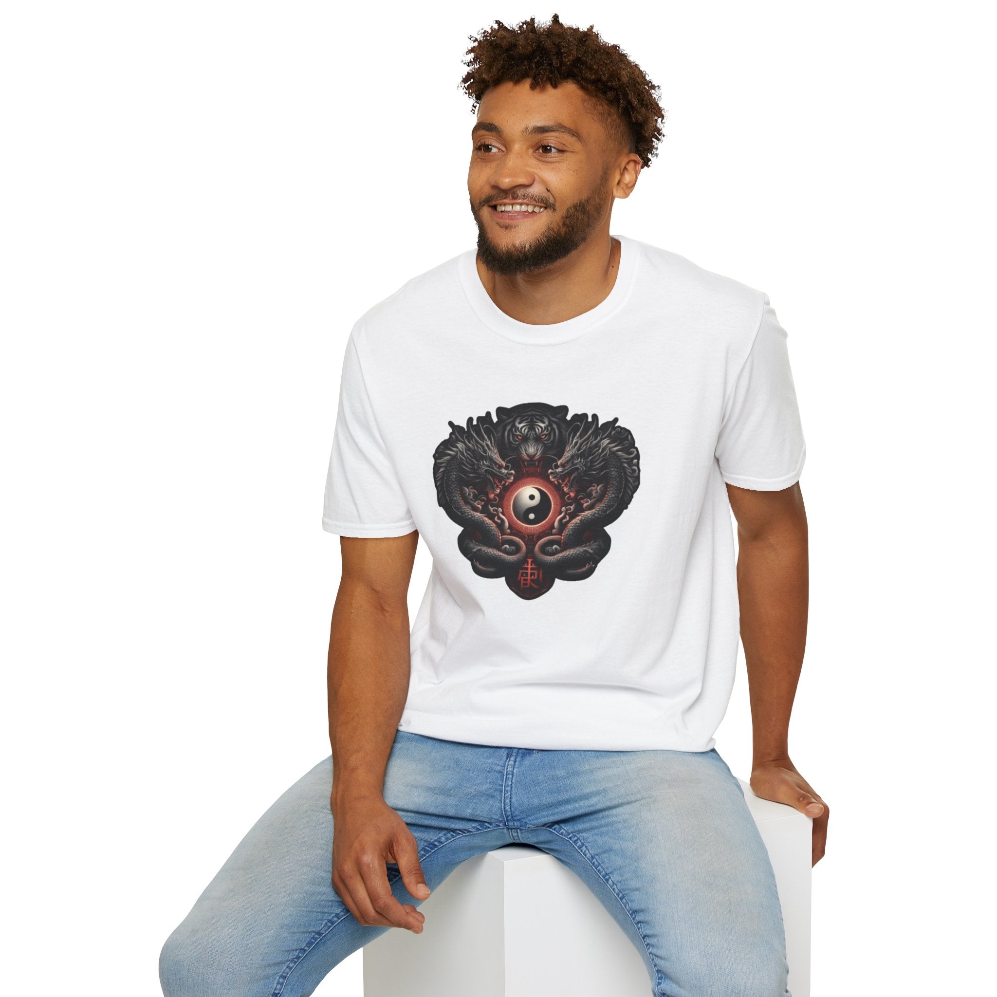 Dragon T-shirt Men Women Graphic Tee Clothing Apparel Chinese Dagon Symbol Gift