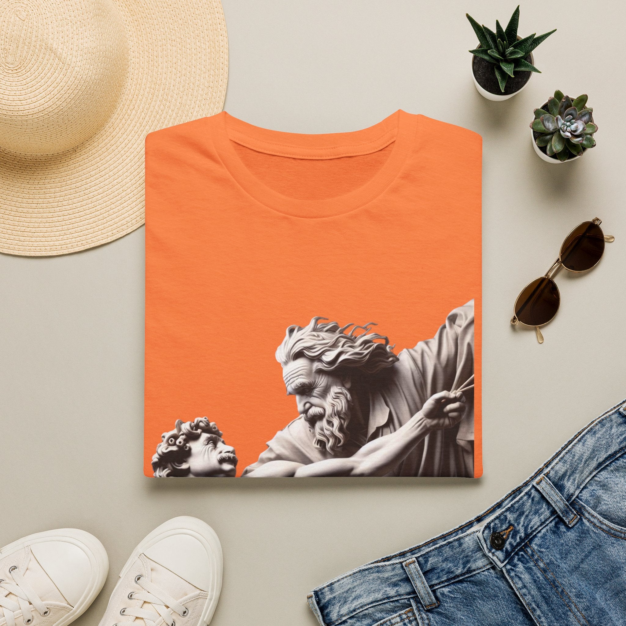 Funny Albert Einstein Unisex Softstyle T-Shirt Unique Gift Cotton T-shirt Art