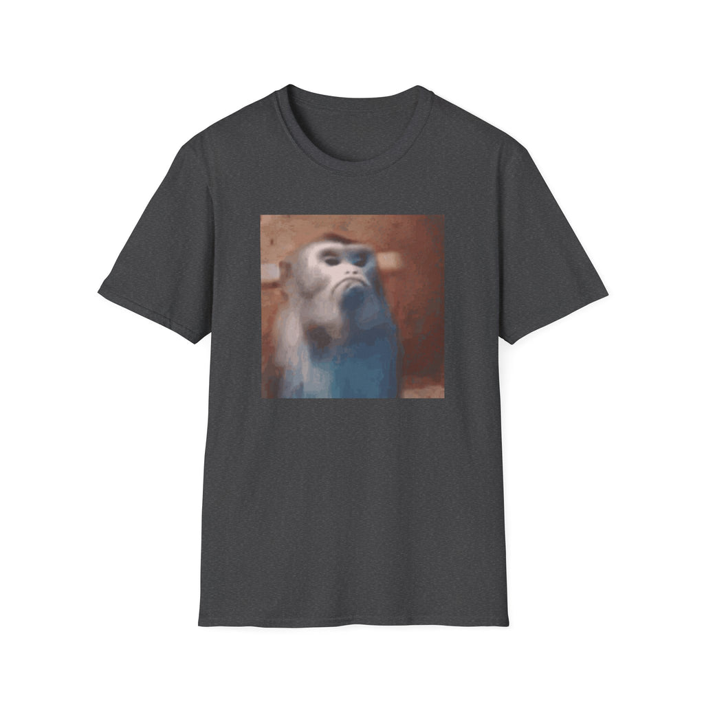 Funny Offended Monkey T-Shirt Viral Internet Meme Shirt Unisex Softstyle Gift
